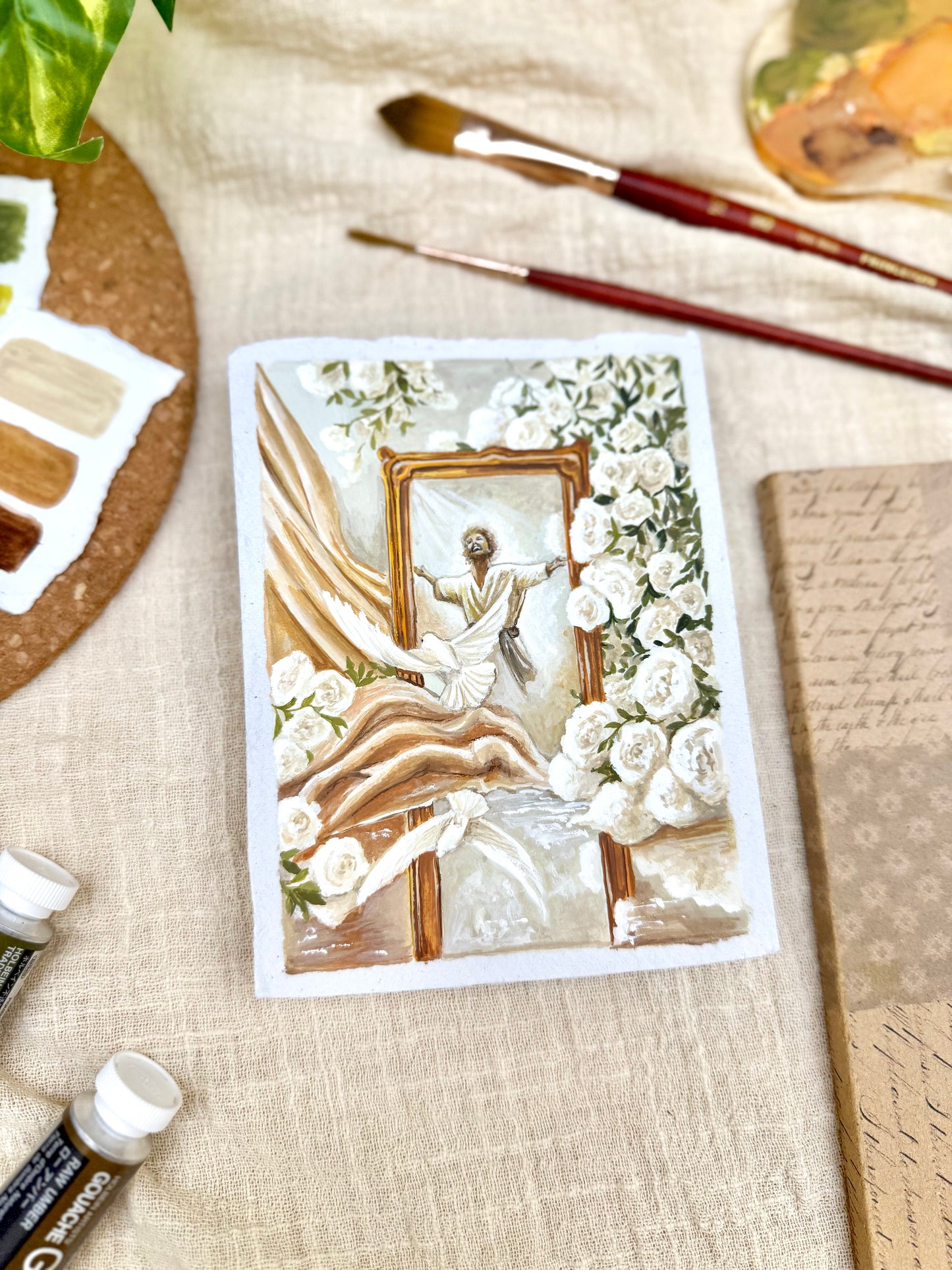 Original Painting “Holy Ghost” - Peachtober 31