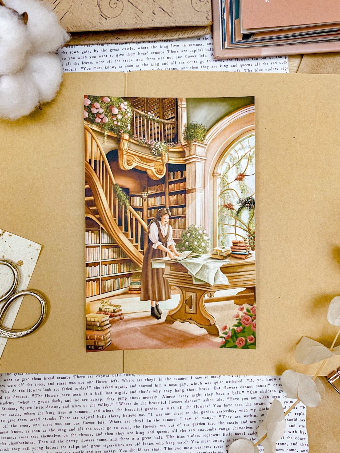 In The Labyrinth Of Books - Art Print (upgraded)