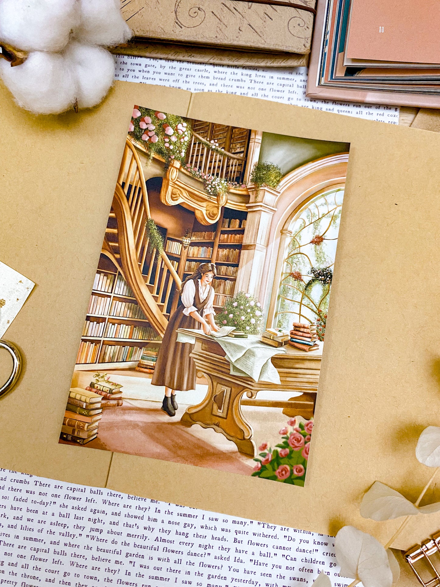 In The Labyrinth Of Books - Art Print (upgraded)