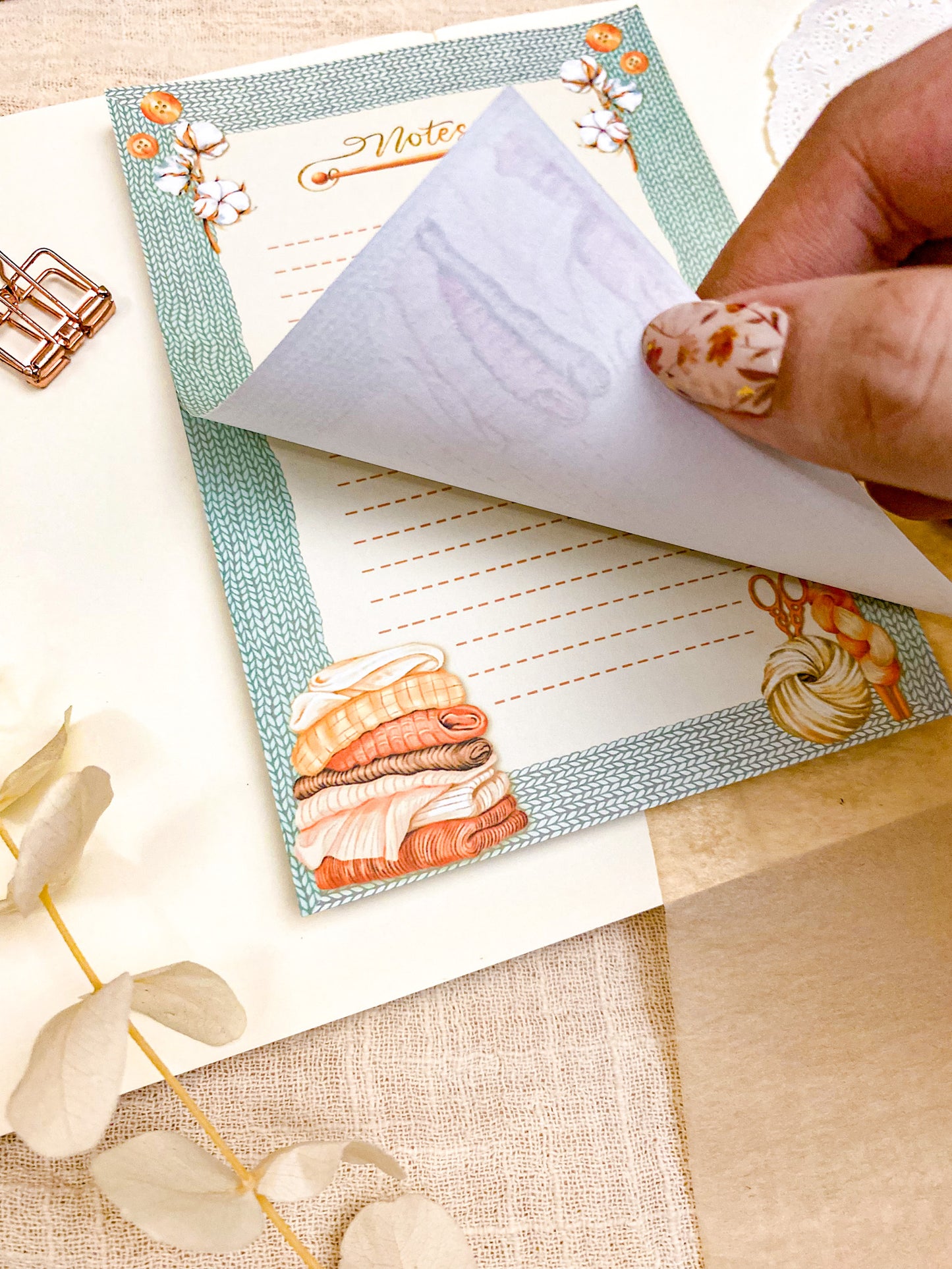 Knitting Notepad