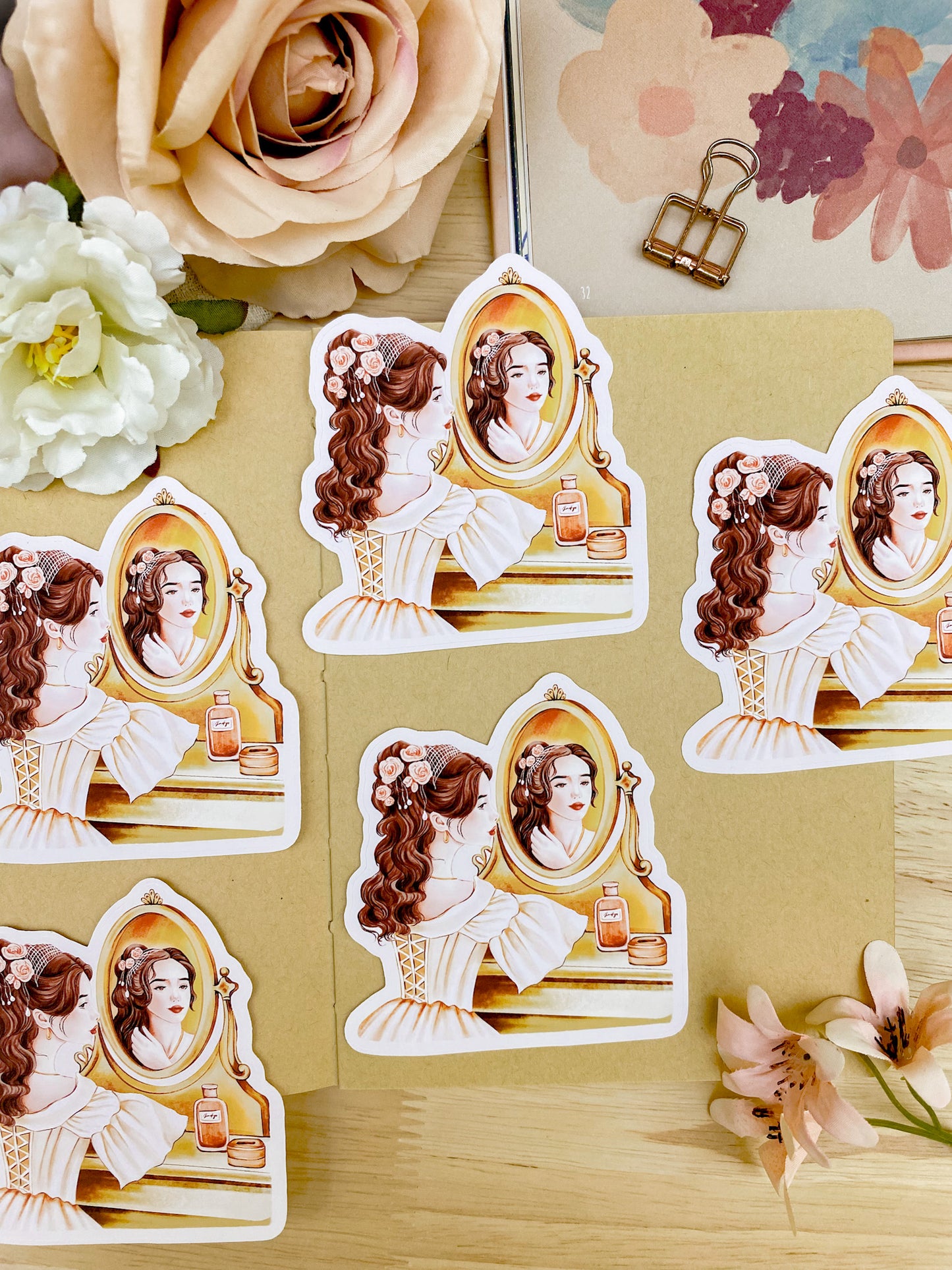 Looking in the Mirror - Individual Vinyl Sticker