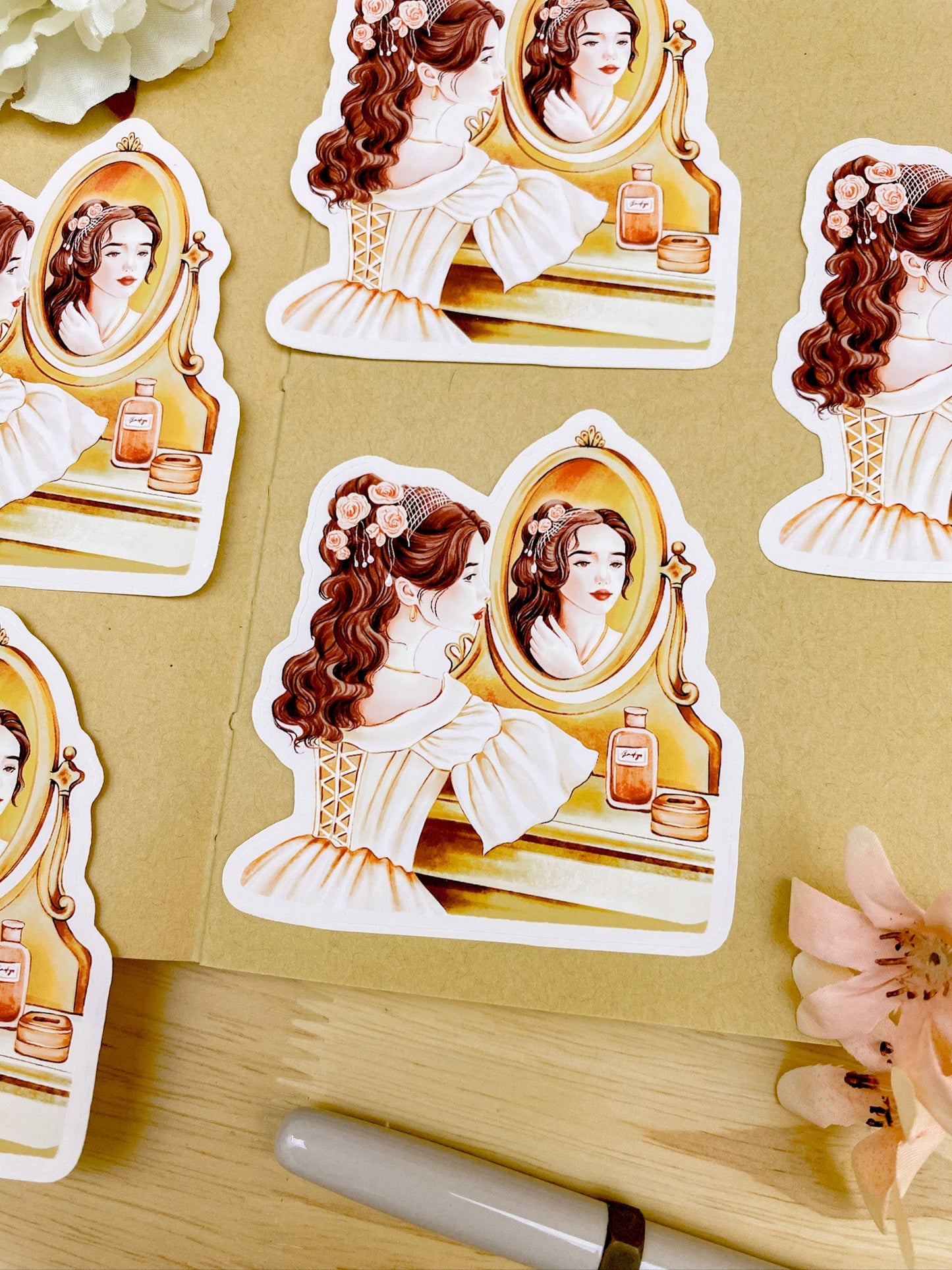 Looking in the Mirror - Individual Vinyl Sticker