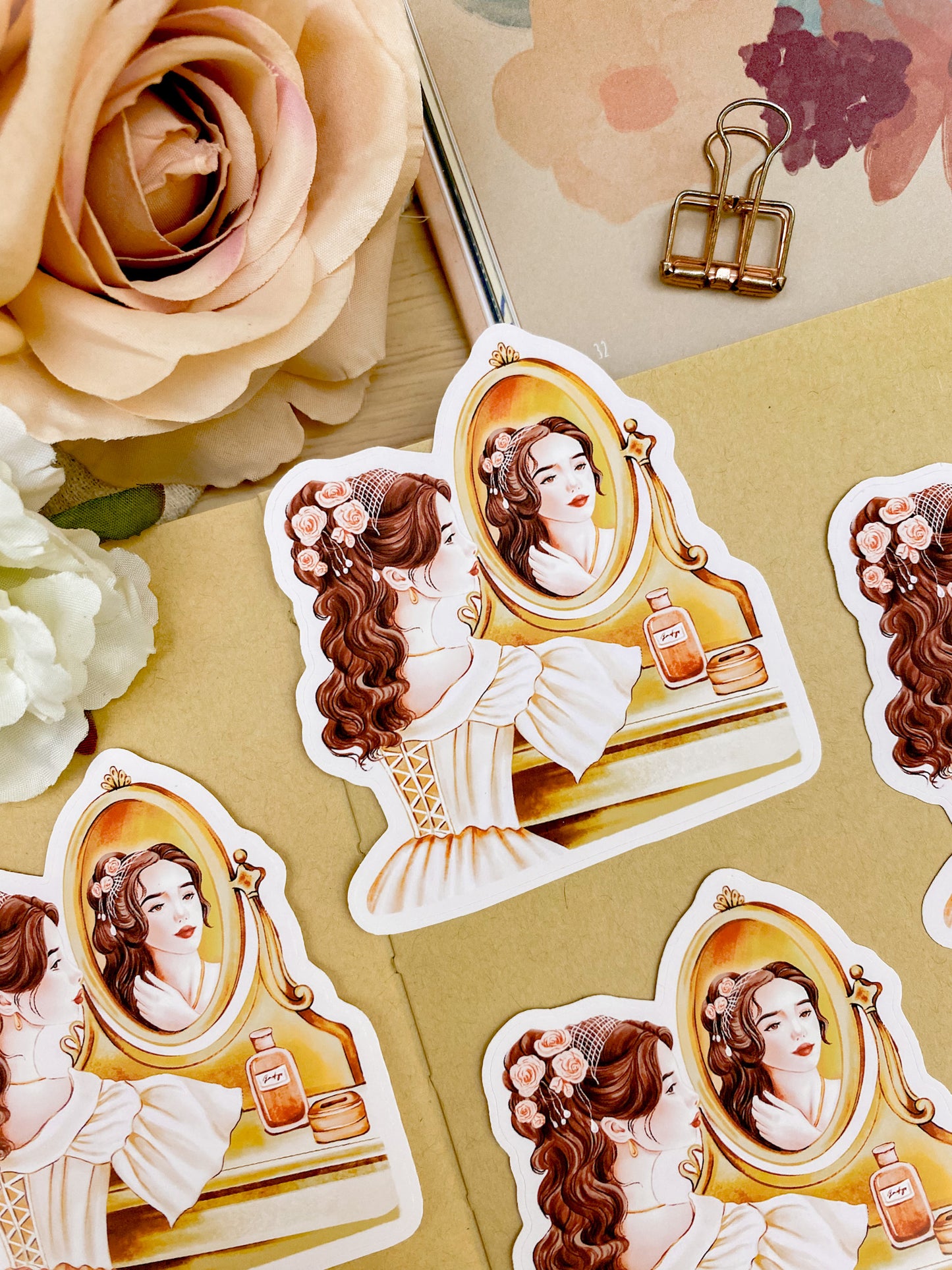 Looking in the Mirror - Individual Vinyl Sticker