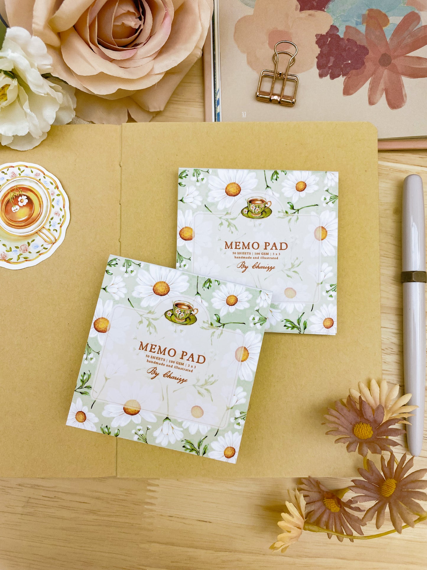 Chamomile Memo Pad