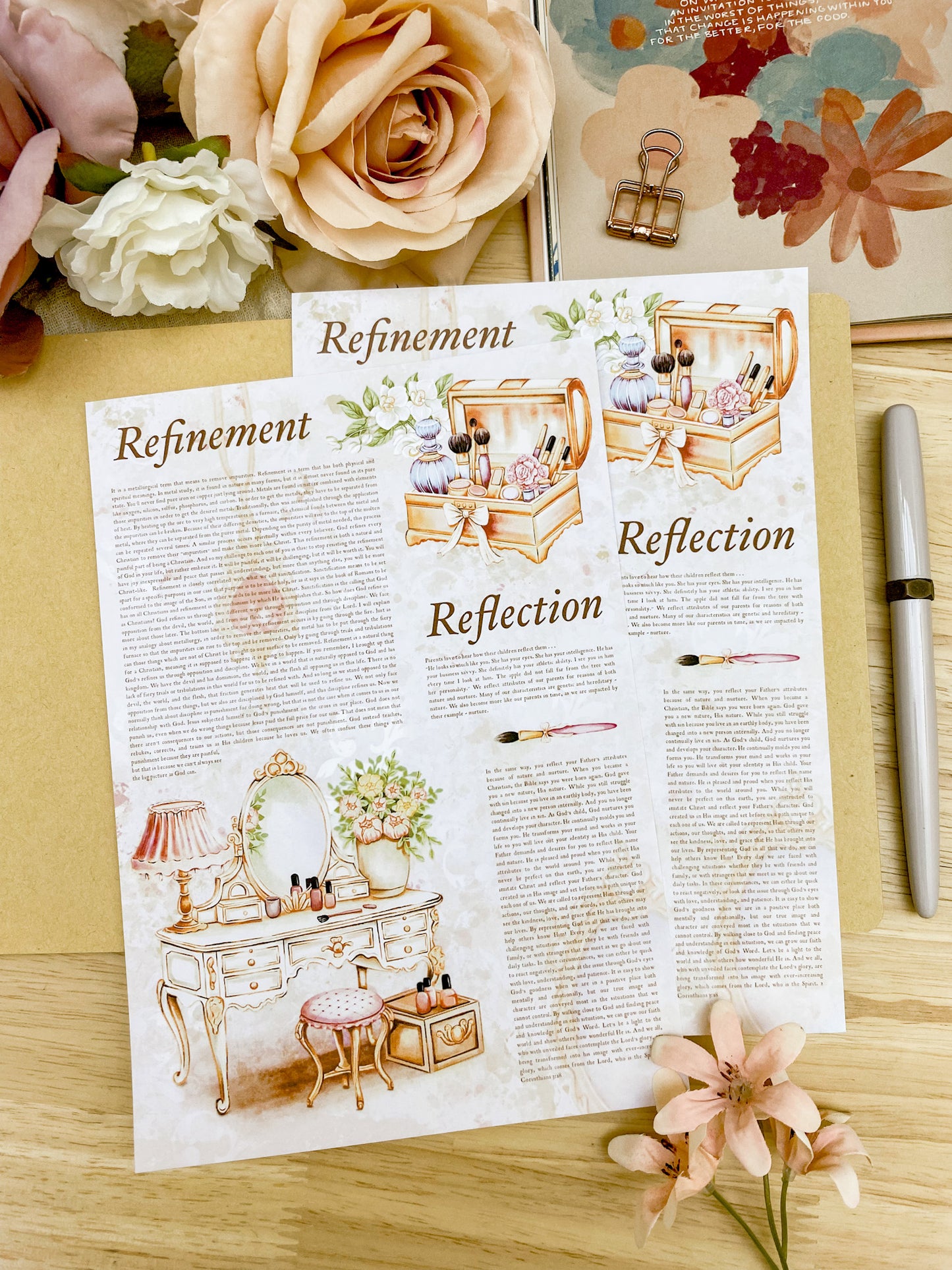 Decorative Paper Pack - Refined Reflections