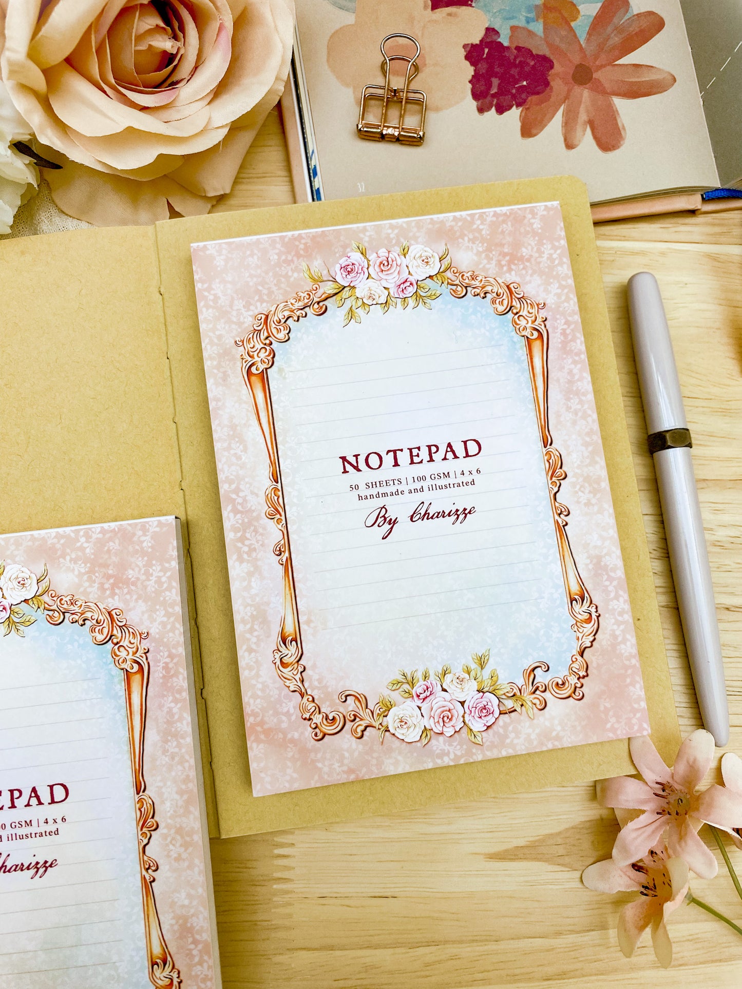 Vintage Mirror Notepad