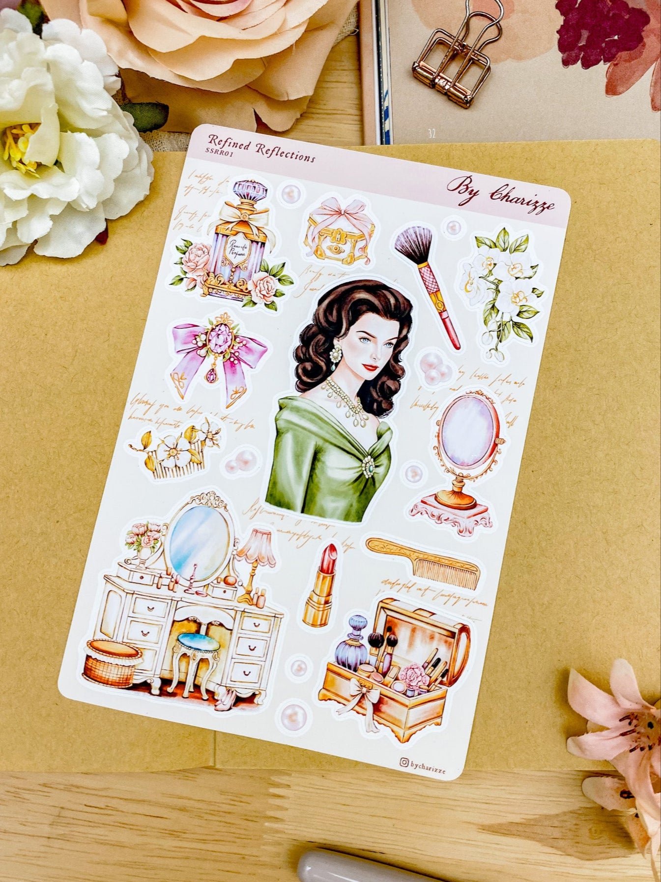 Refined Reflections - Sticker Sheet 01