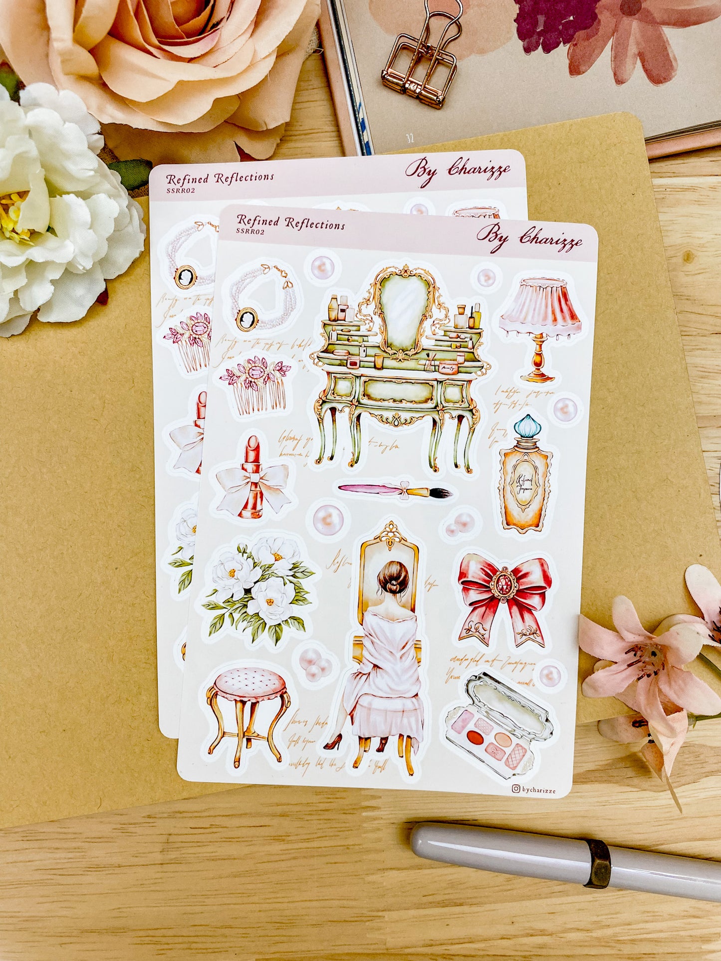 Refined Reflections - Sticker Sheet 02