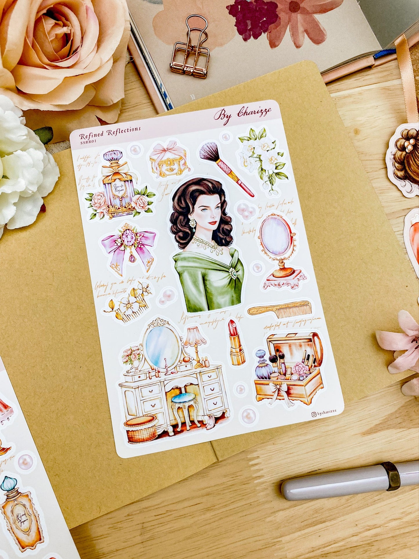 Refined Reflections - Sticker Sheet 01