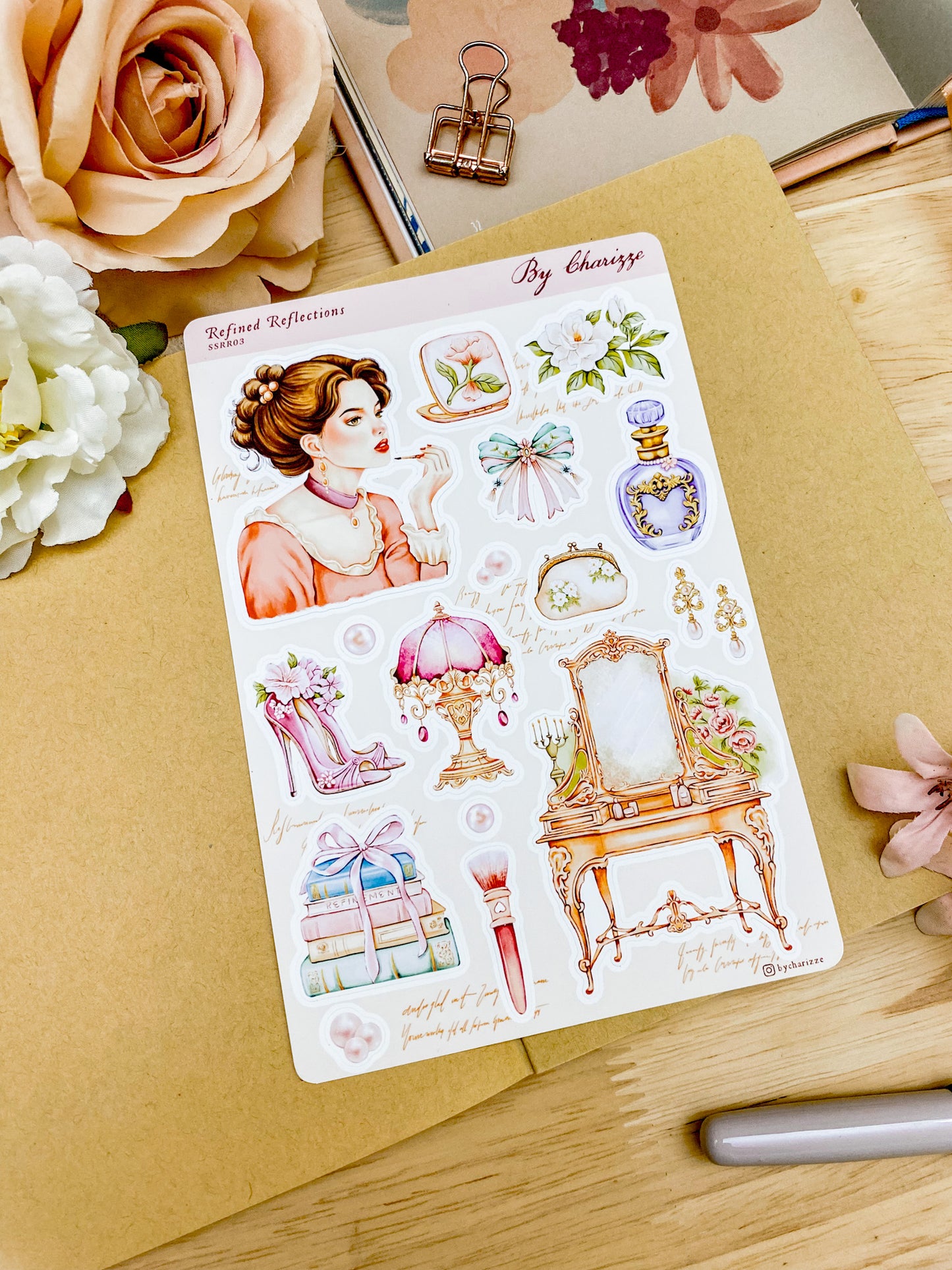 Refined Reflections - Sticker Sheet 03