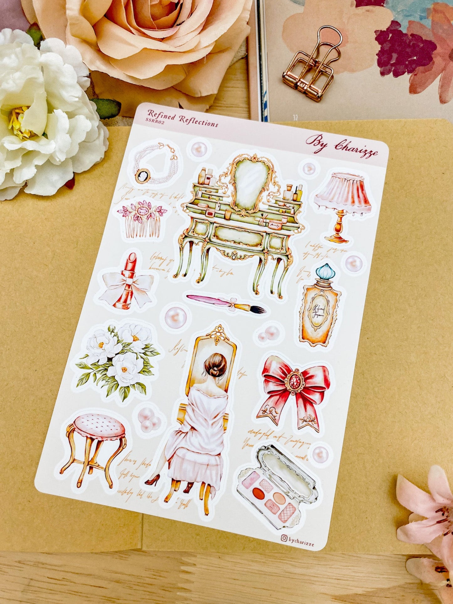 Refined Reflections - Sticker Sheet 02