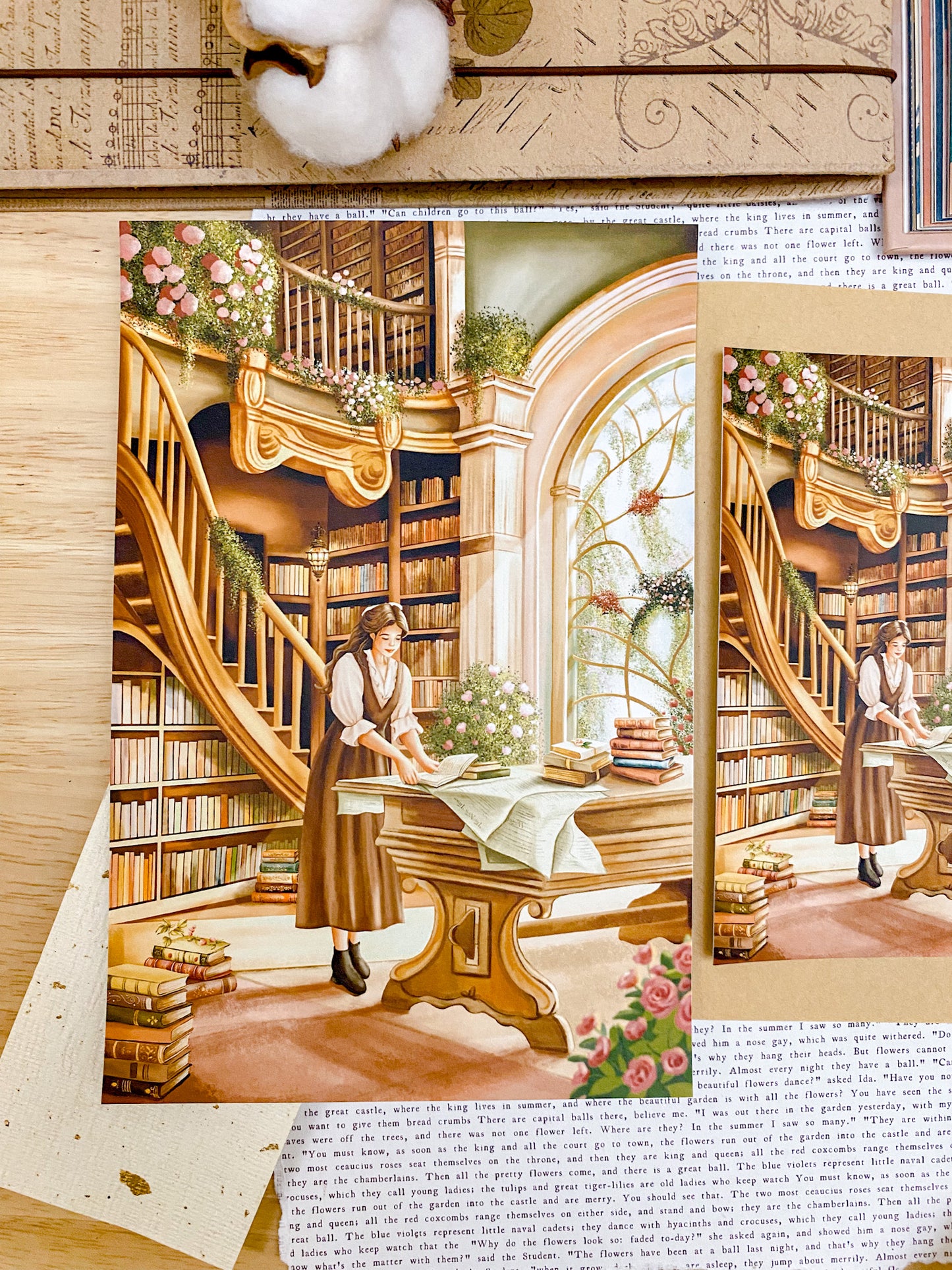 In The Labyrinth Of Books - Art Print (upgraded)