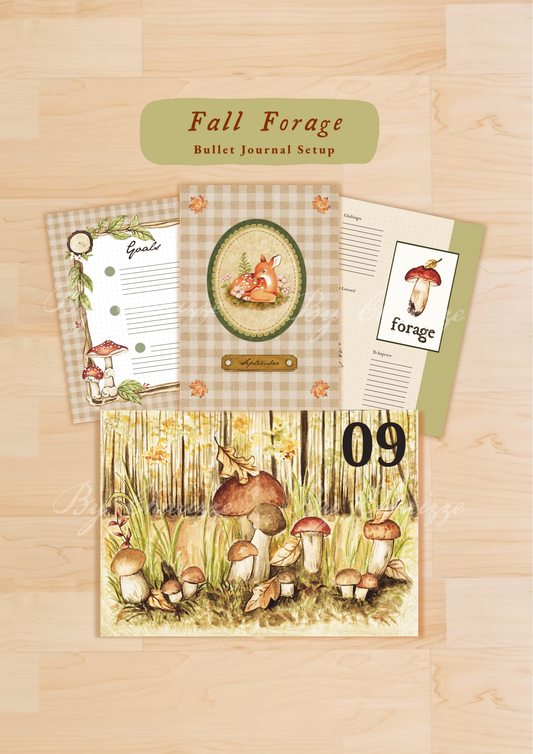 Fall Forage • Printable / Downloadable Bullet Journal Setup