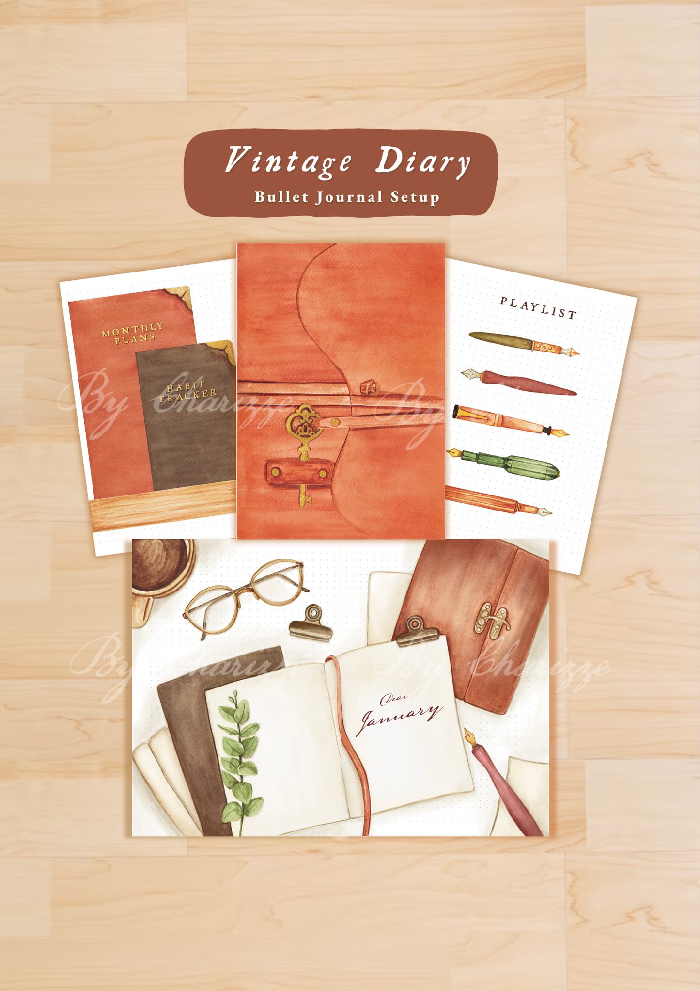 FULL 2026 Printable / Downloadable Bullet Journal Setup