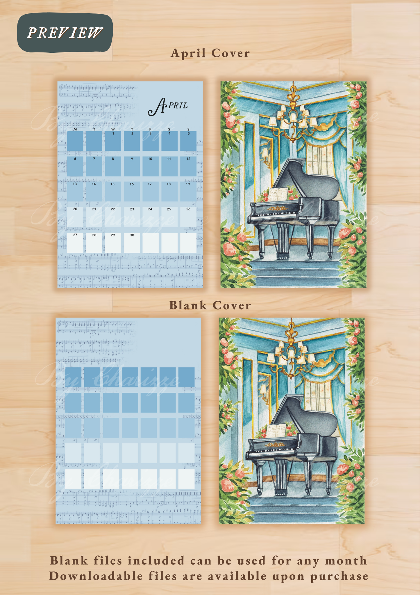 Music • Printable / Downloadable Bullet Journal Setup