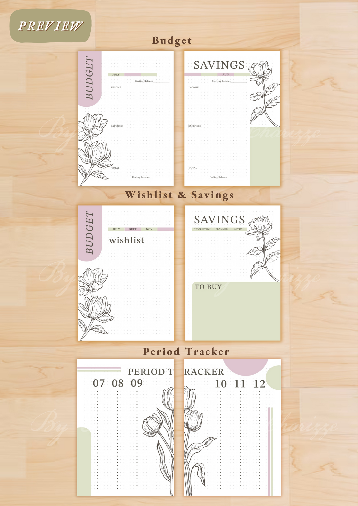 Abstract Yearly • Printable / Downloadable Bullet Journal Setup