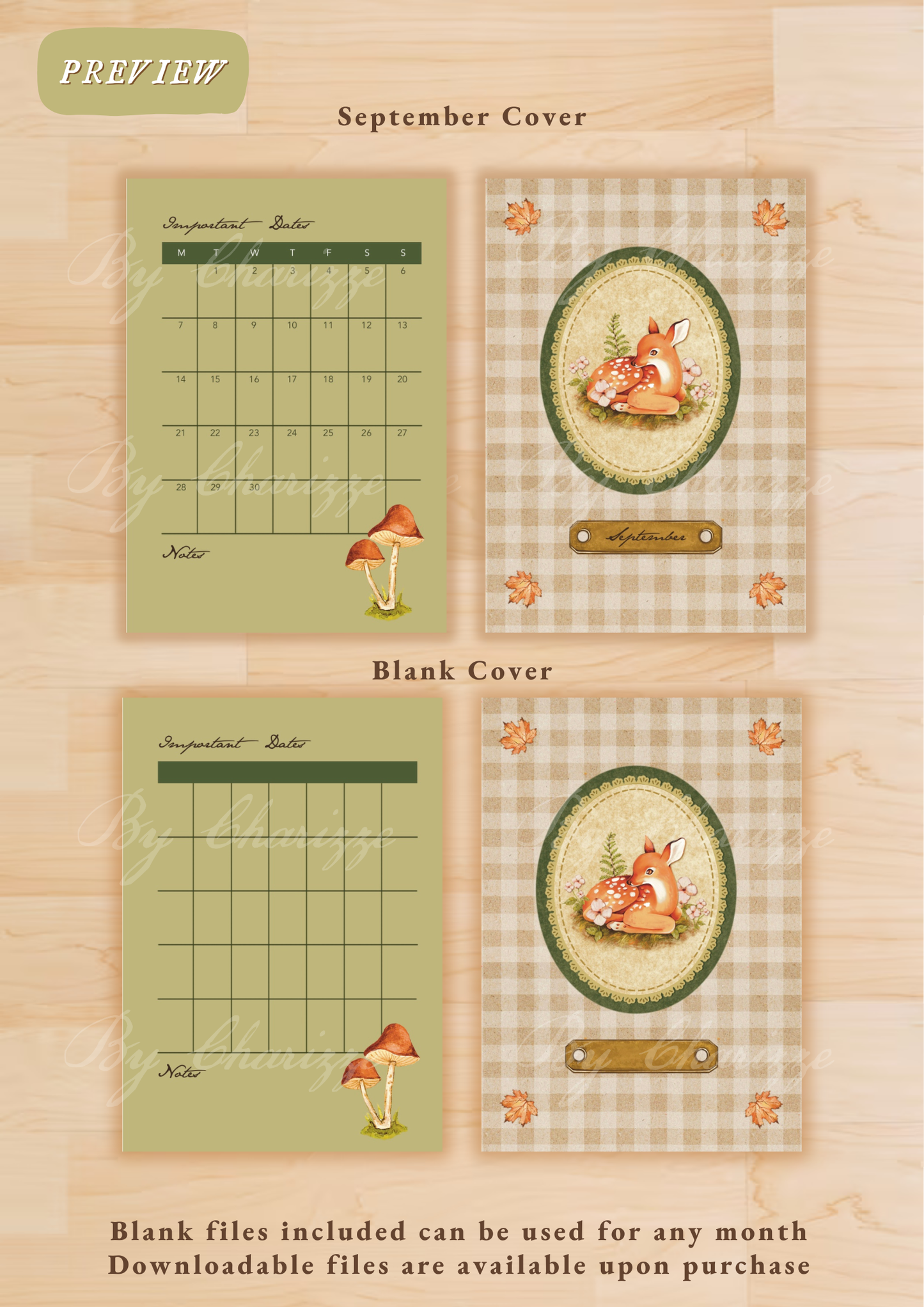 Fall Forage • Printable / Downloadable Bullet Journal Setup