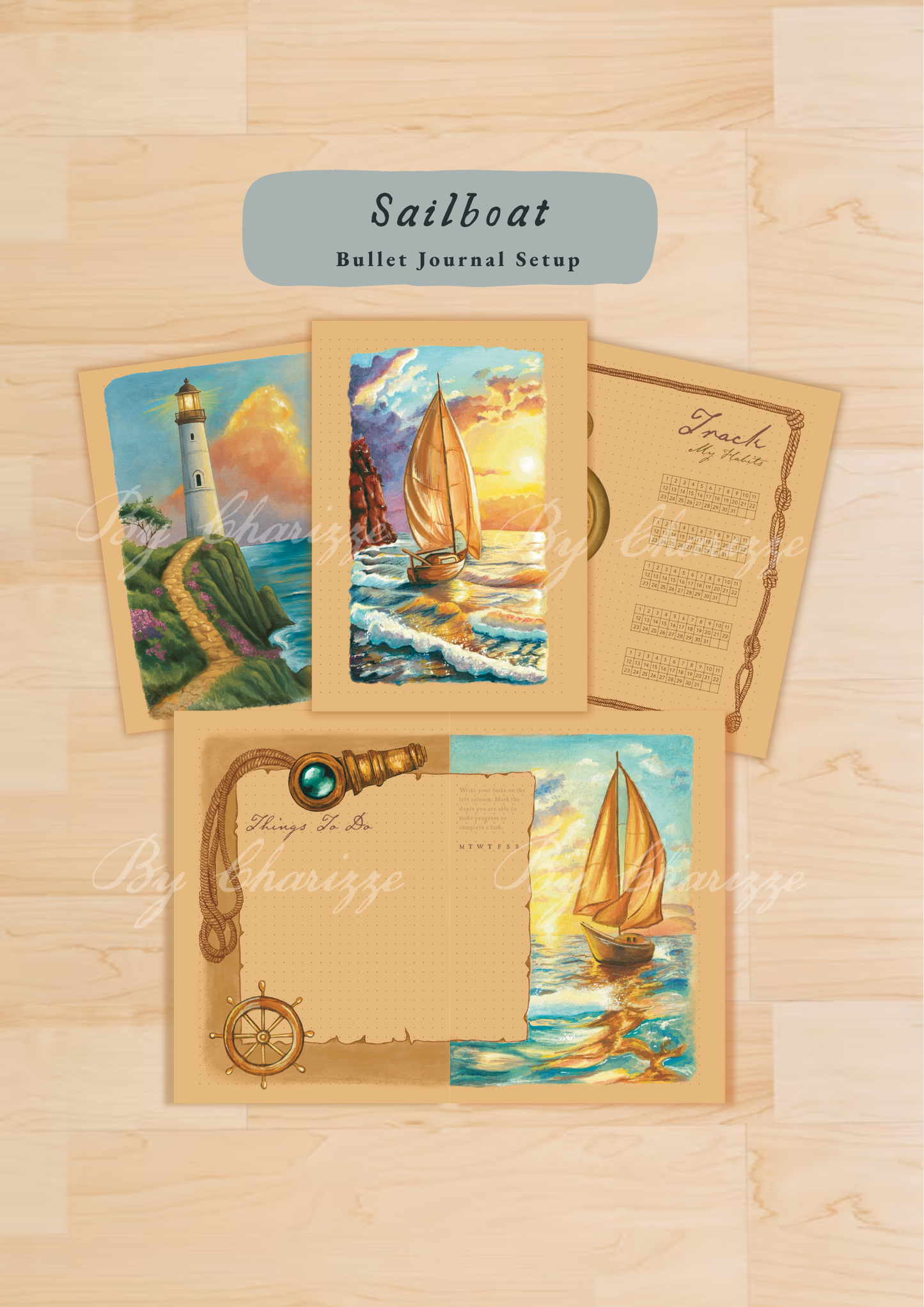 FULL 2026 Printable / Downloadable Bullet Journal Setup