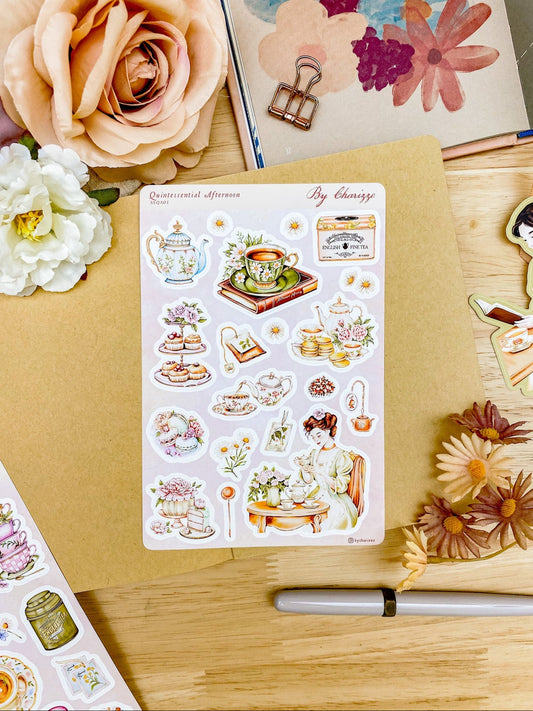 Quintessential Afternoon - Sticker Sheet 01