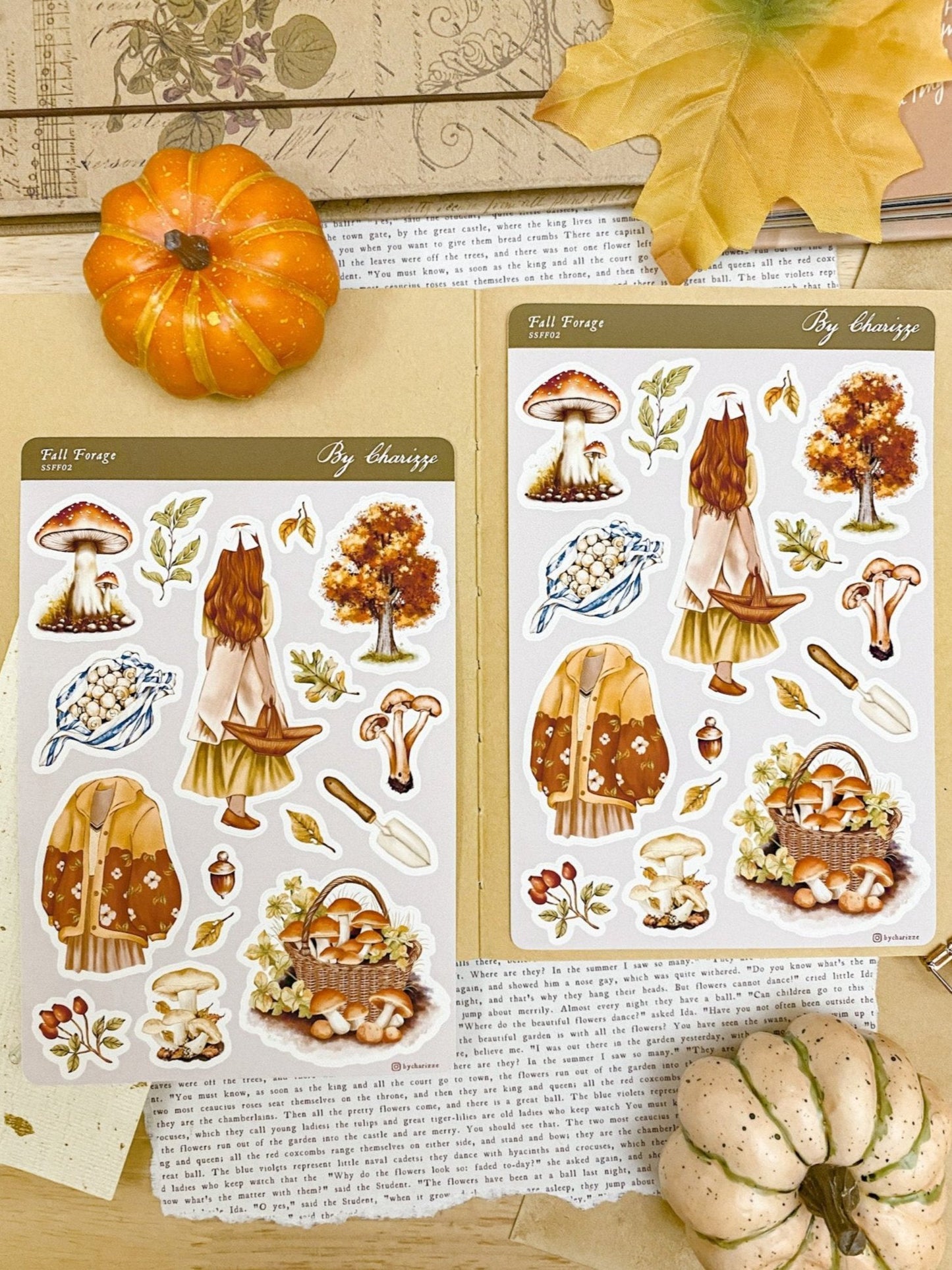 Fall Forage - Sticker Sheet 02