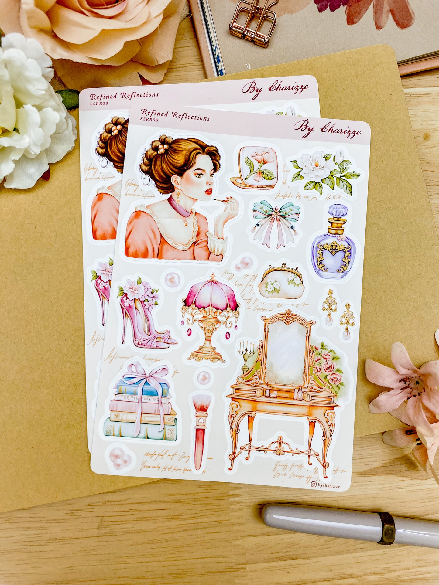 Refined Reflections - Sticker Sheet 03