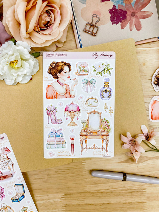 Refined Reflections - Sticker Sheet 03