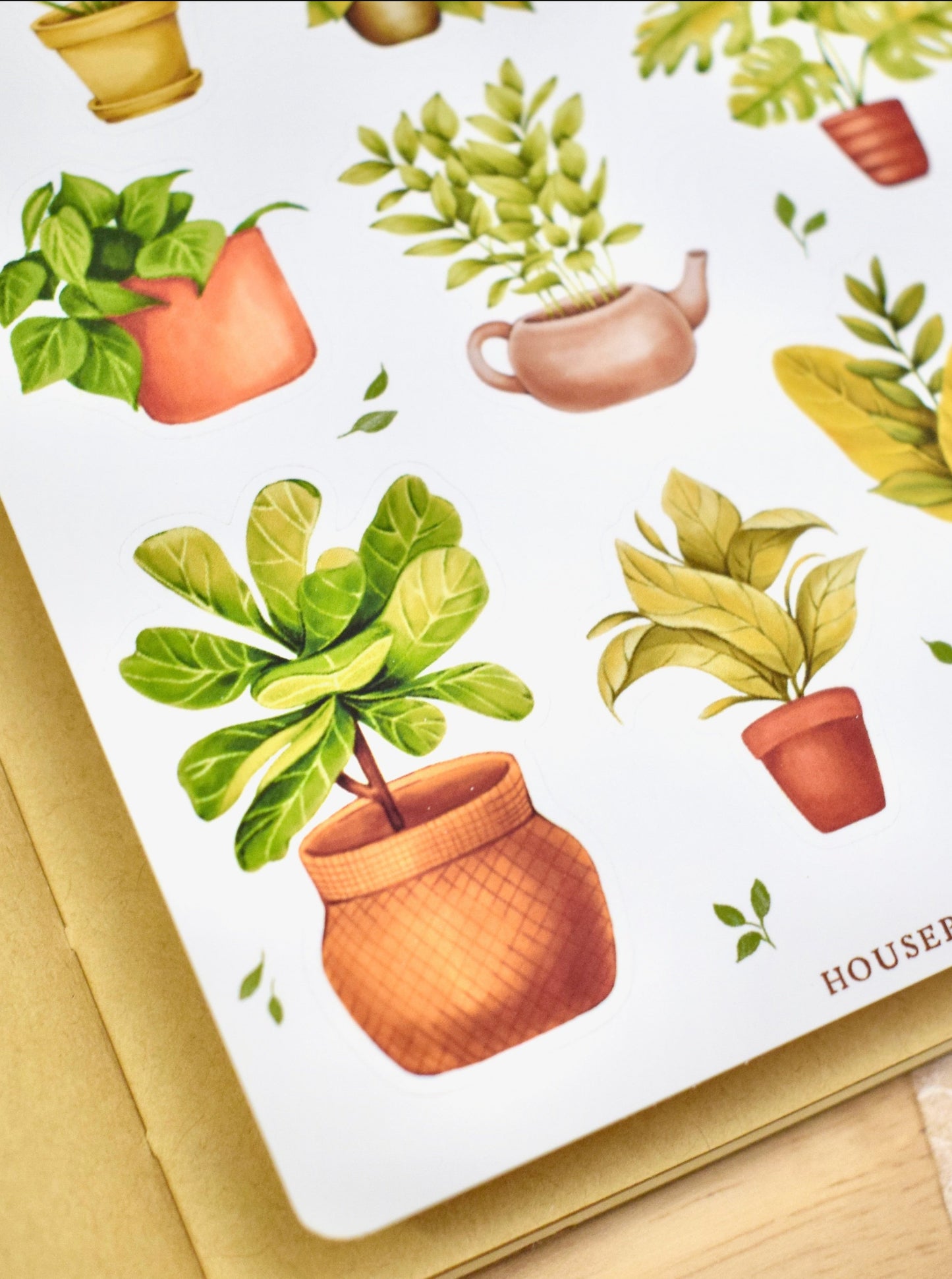 Slow Moments - 'Houseplants' Sticker Sheet