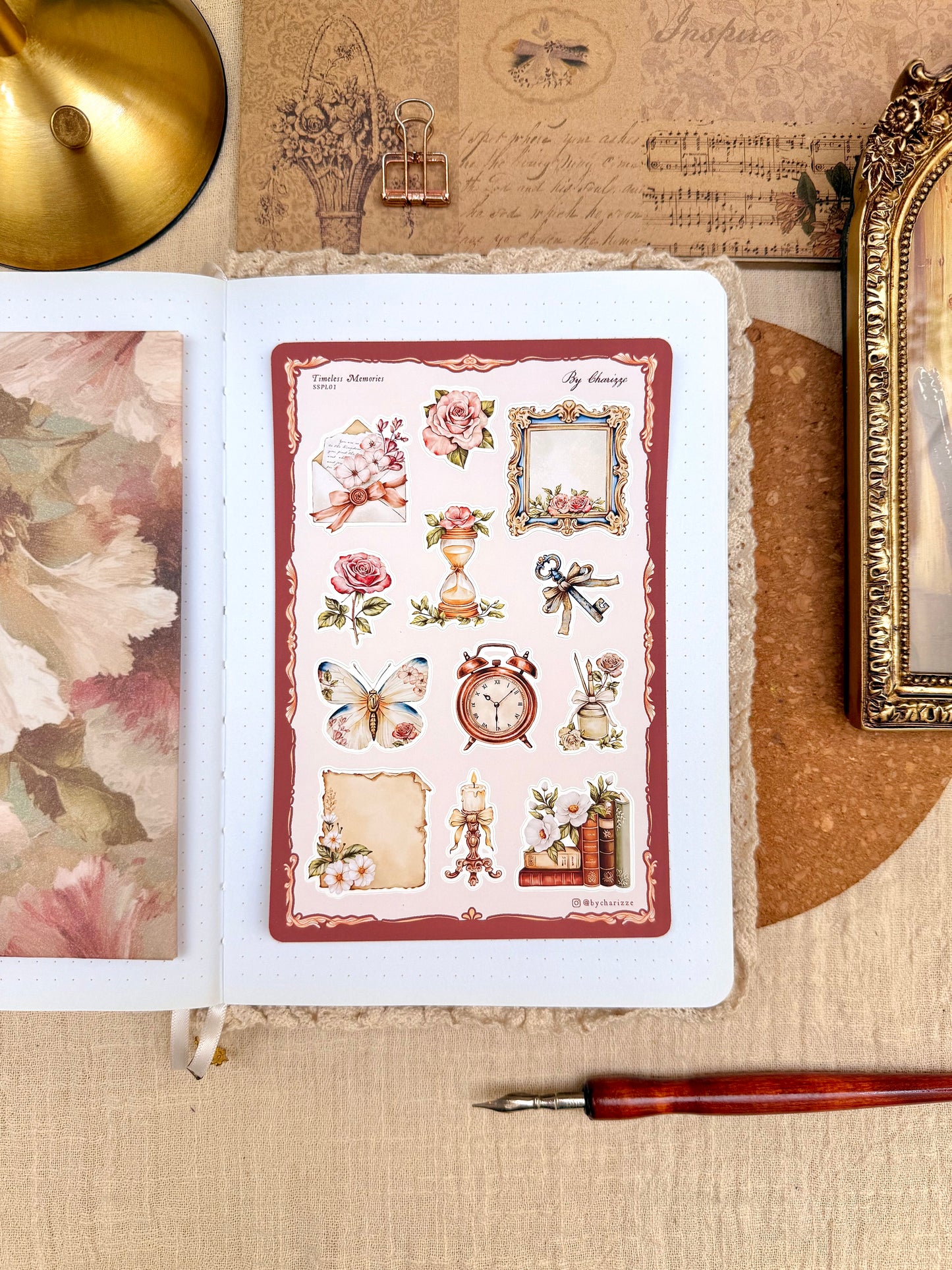 Full ‘Timeless Memories’ 2026 Planner Kit