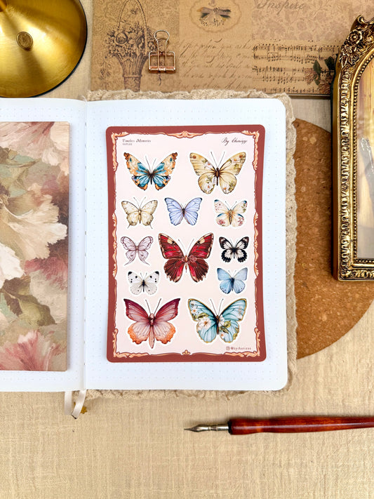 2026 Planner Sticker Sheet - Butterflies
