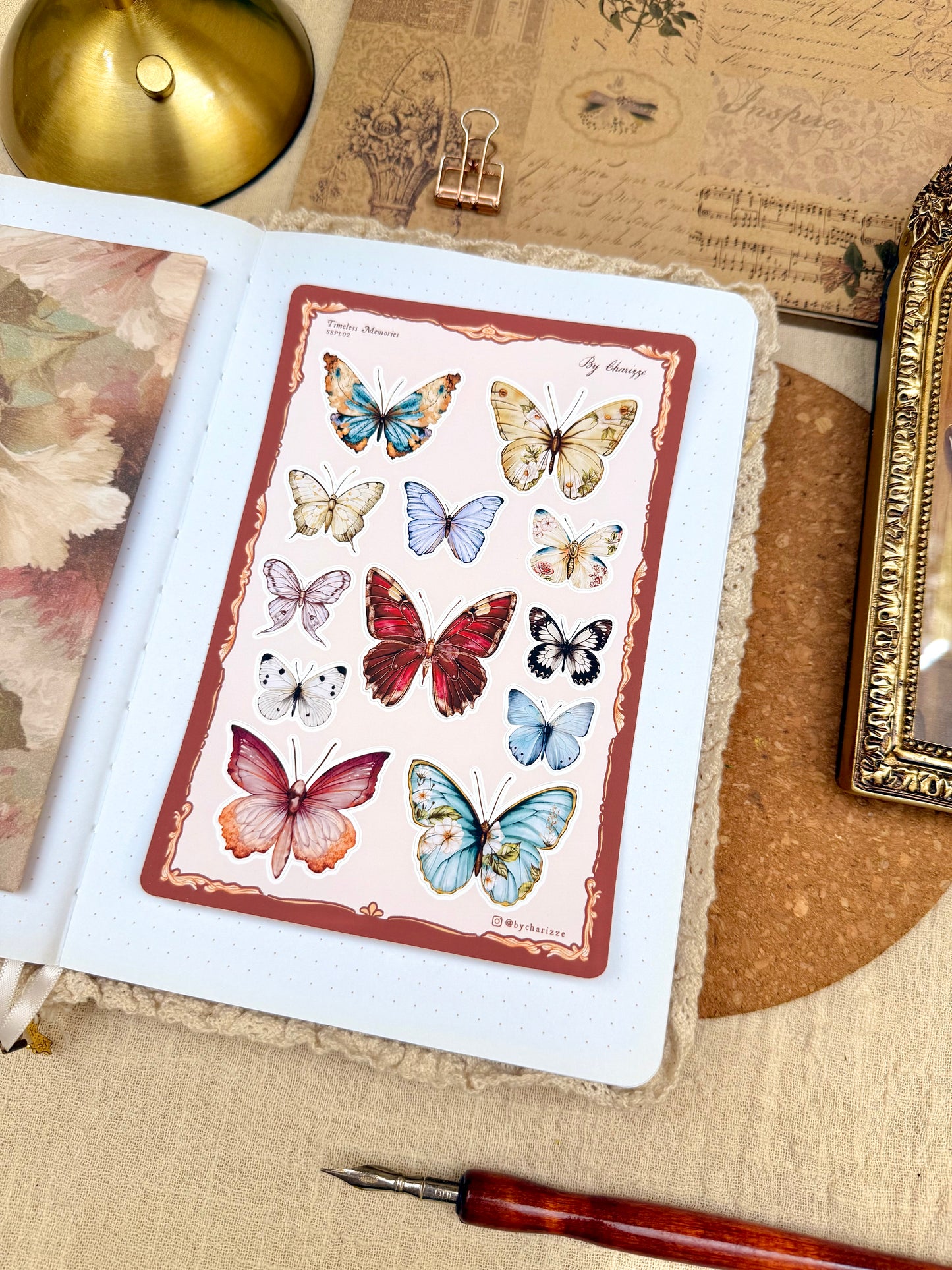 2026 Planner Sticker Sheet - Butterflies