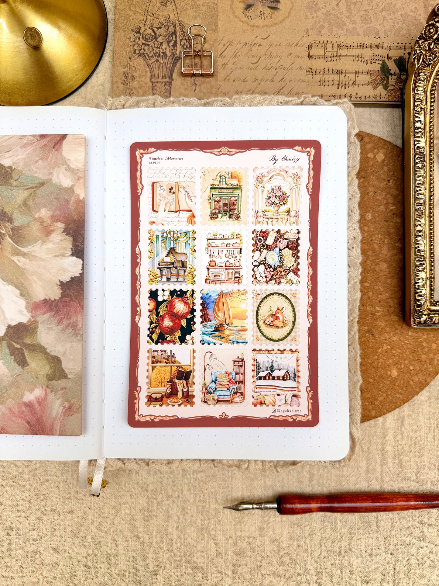 2026 Planner Sticker Sheet - Stamps