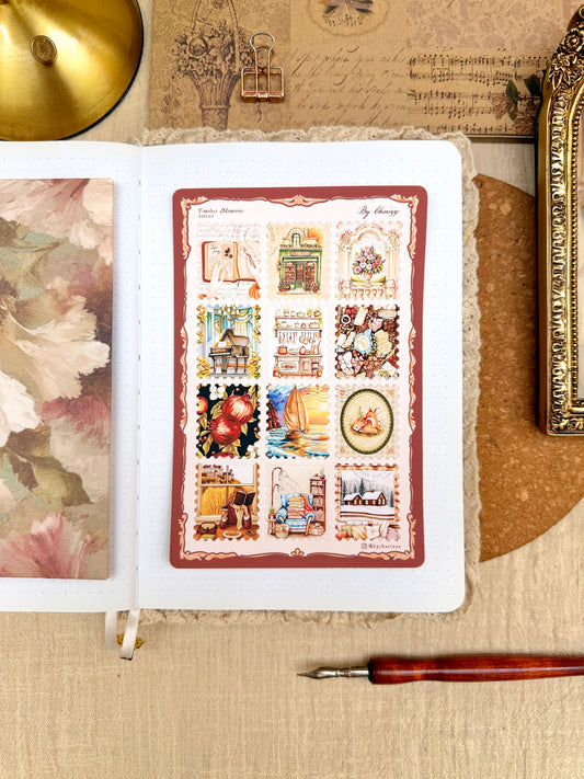 2026 Planner Sticker Sheet - Stamps