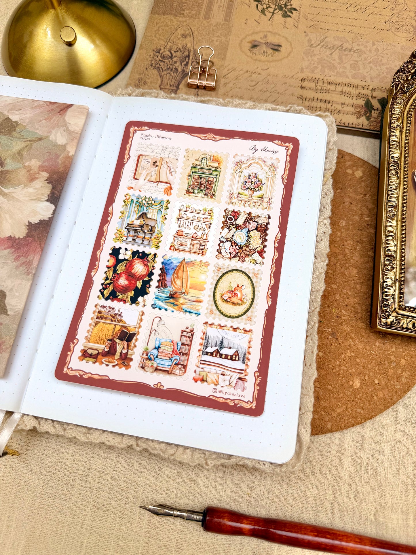 2026 Planner Sticker Sheet - Stamps