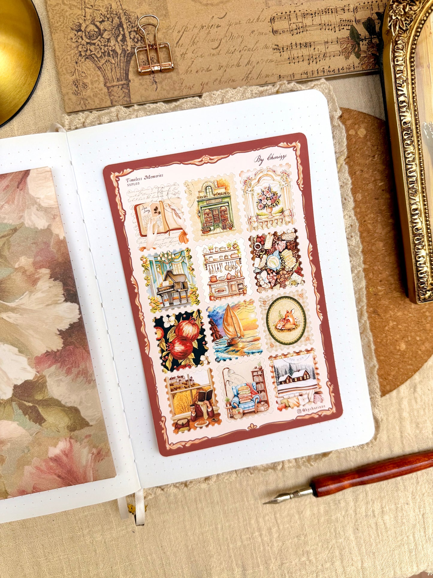 2026 Planner Sticker Sheet - Stamps