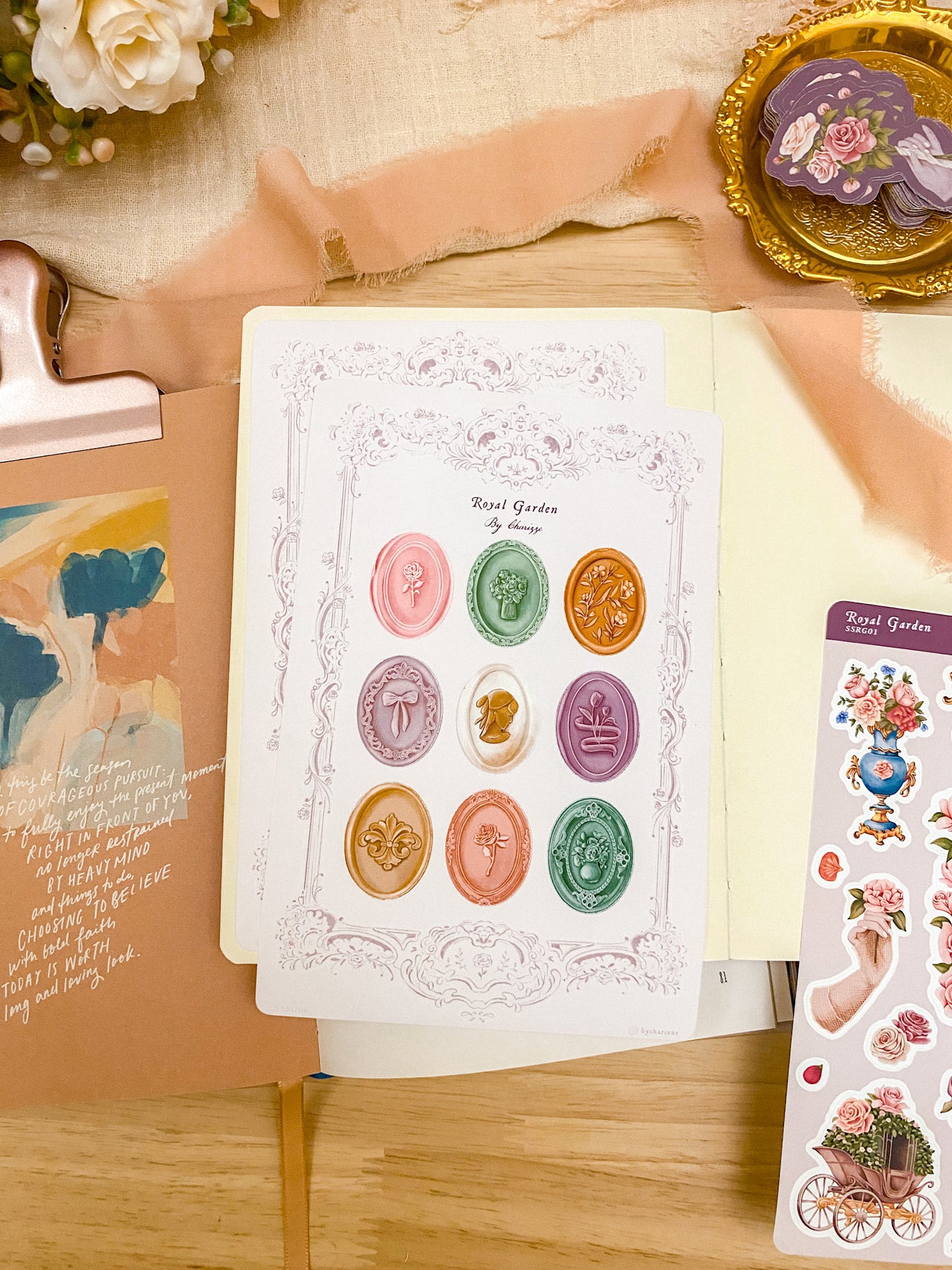 Royal Garden - Wax Seals Sticker Sheet