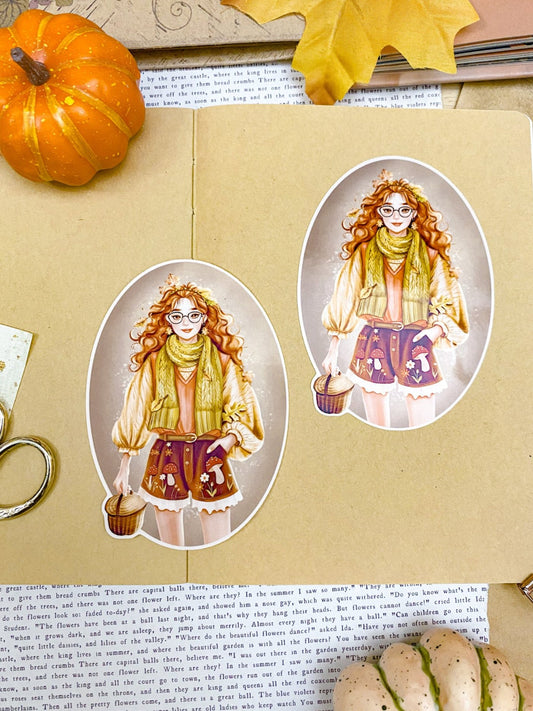 Adorned With Autumn - Individual Vinyl Sticker