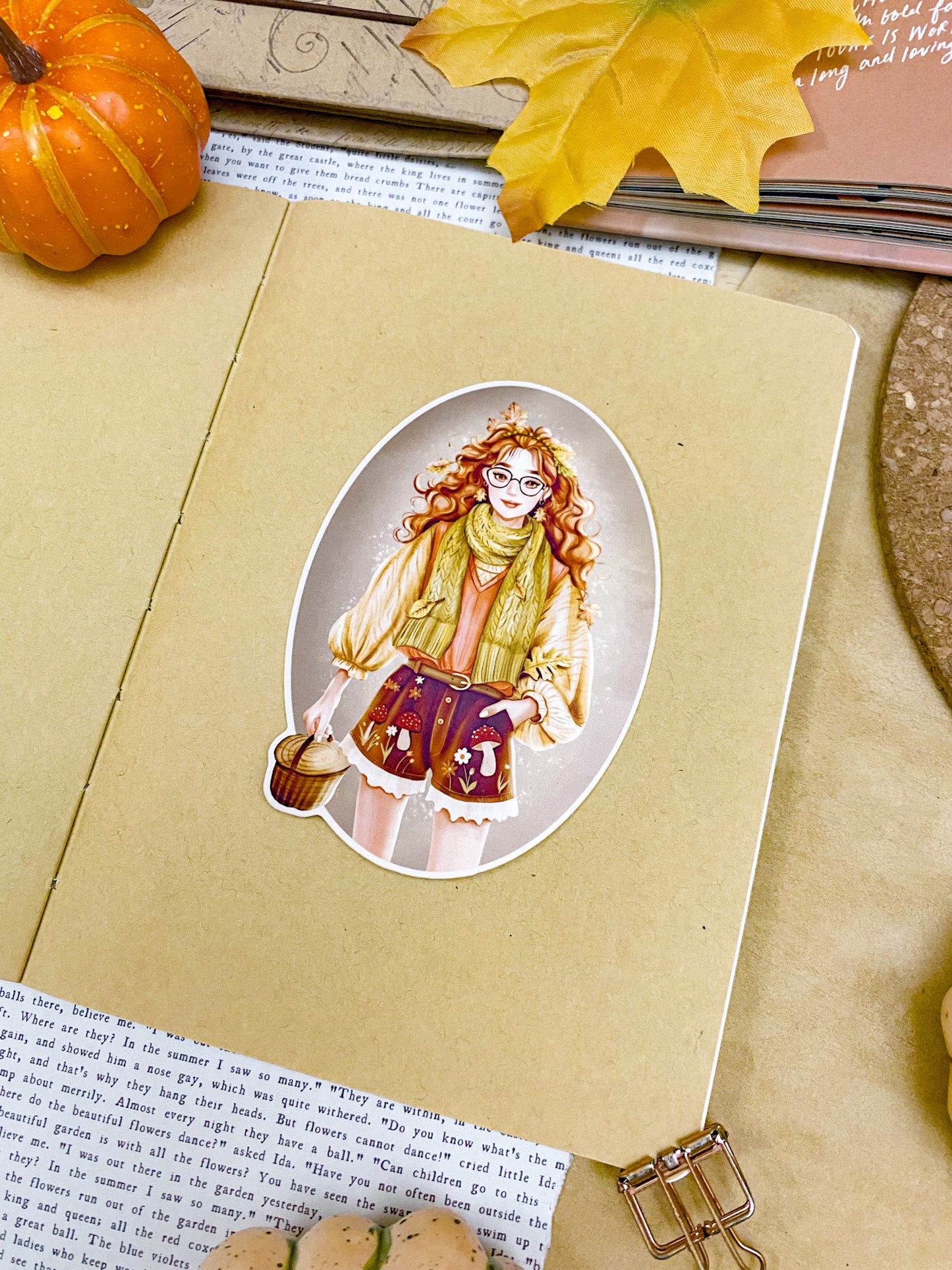 Adorned With Autumn - Individual Vinyl Sticker