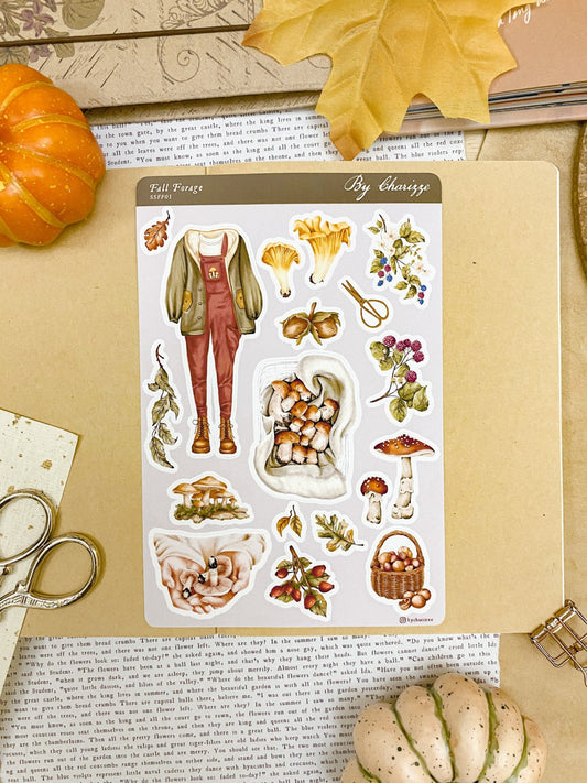 Fall Forage - Sticker Sheet 01