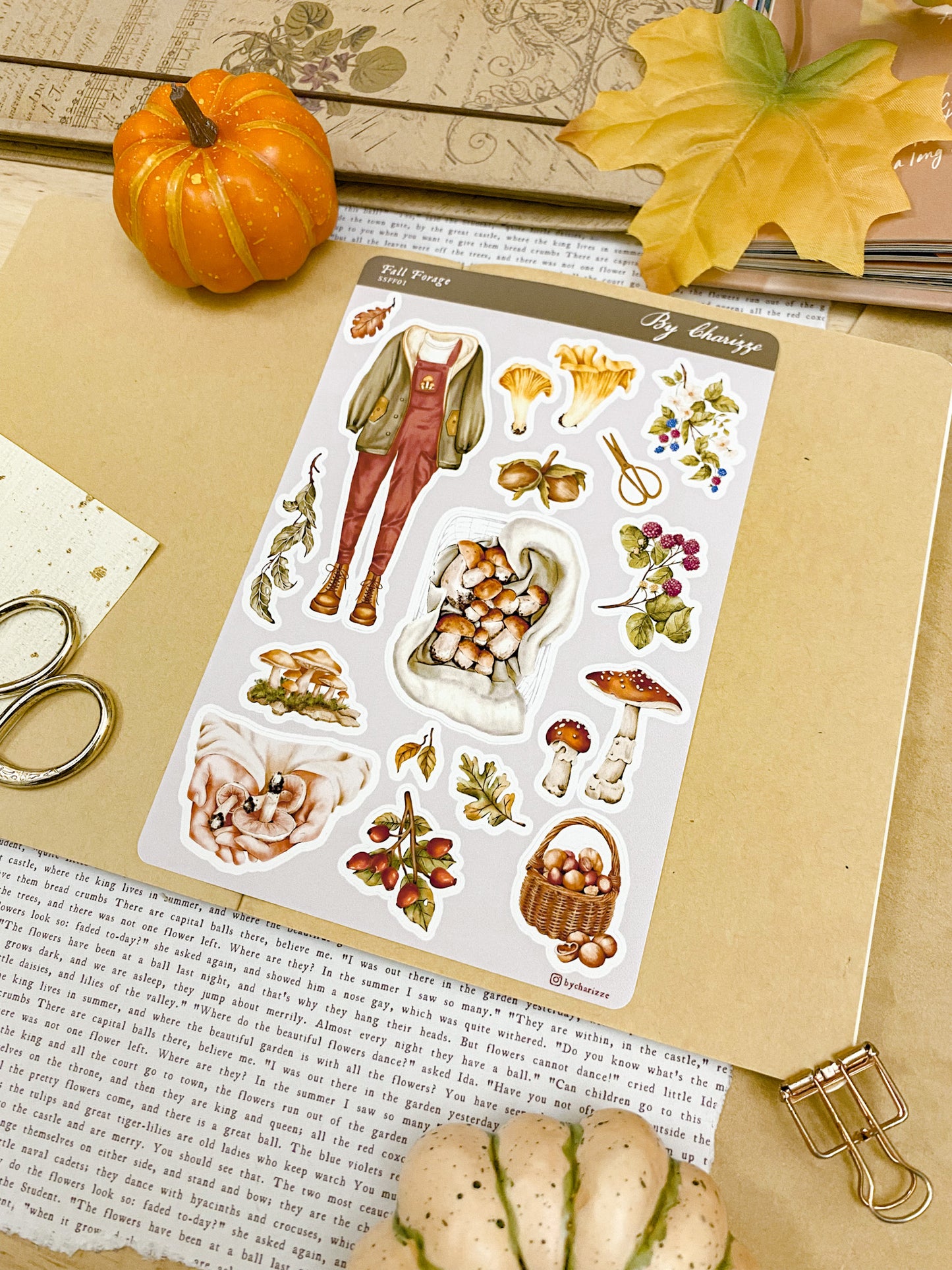 Fall Forage - Sticker Sheet 01