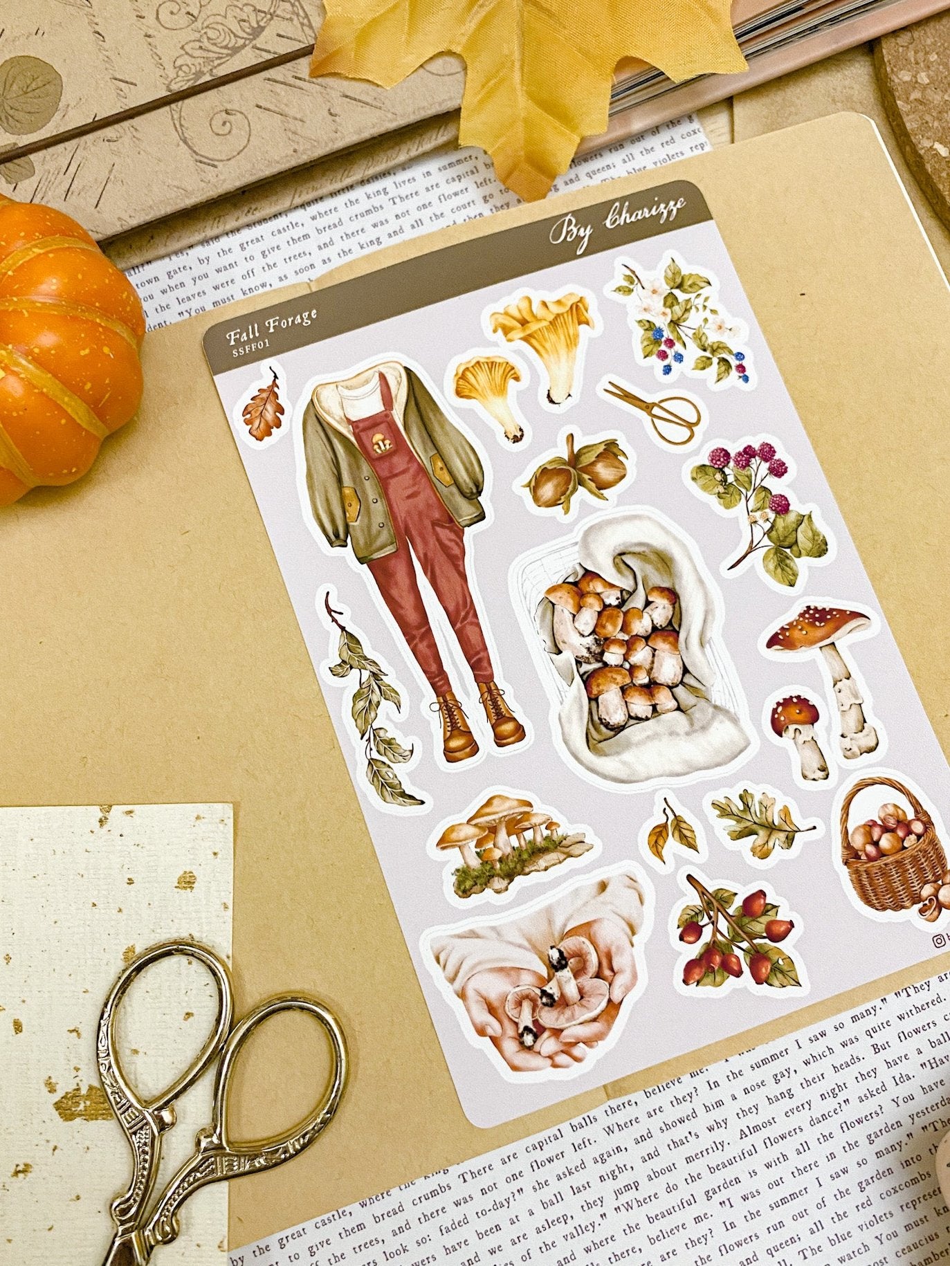 Fall Forage - Sticker Sheet 01