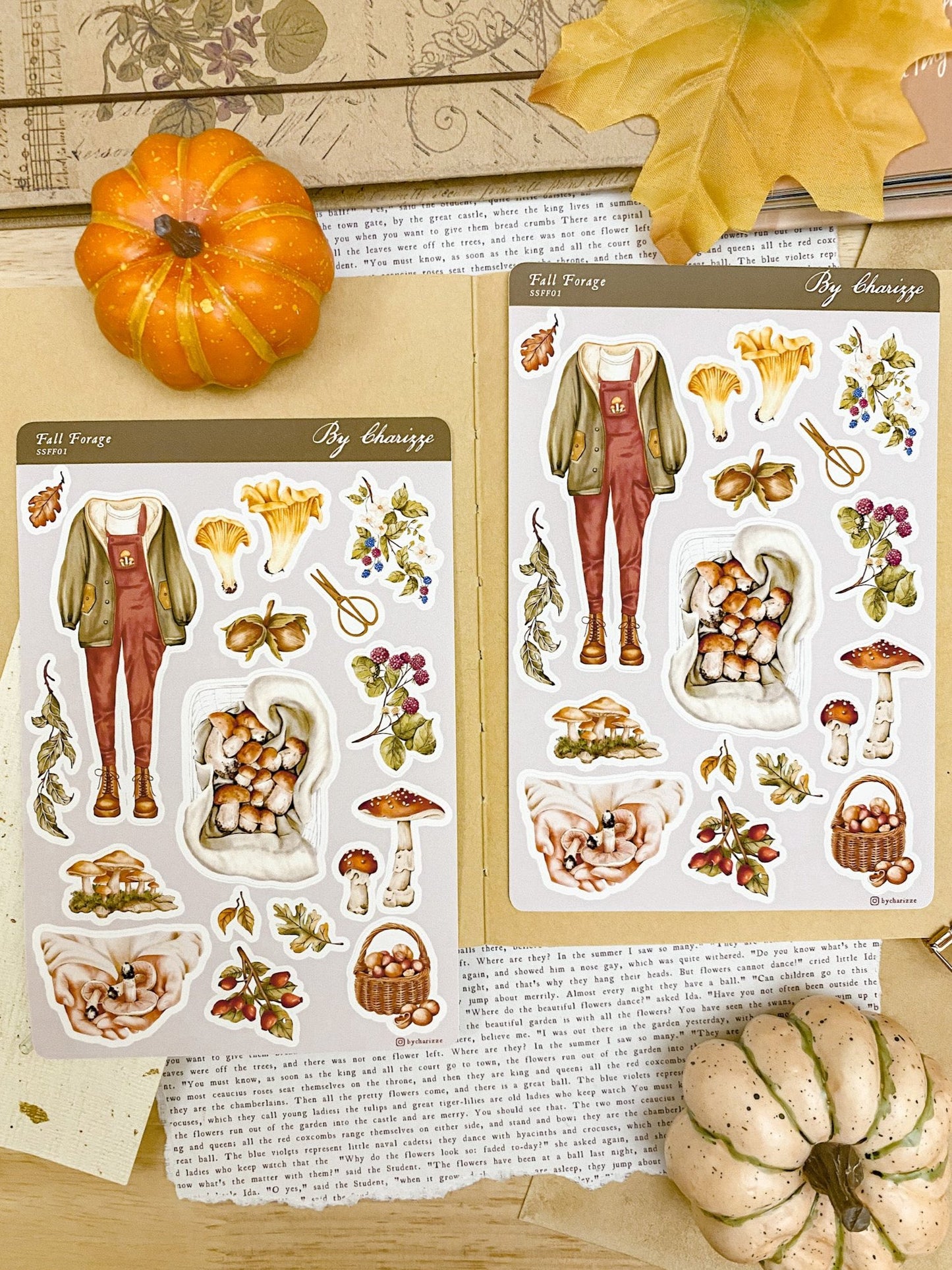 Fall Forage - Sticker Sheet 01