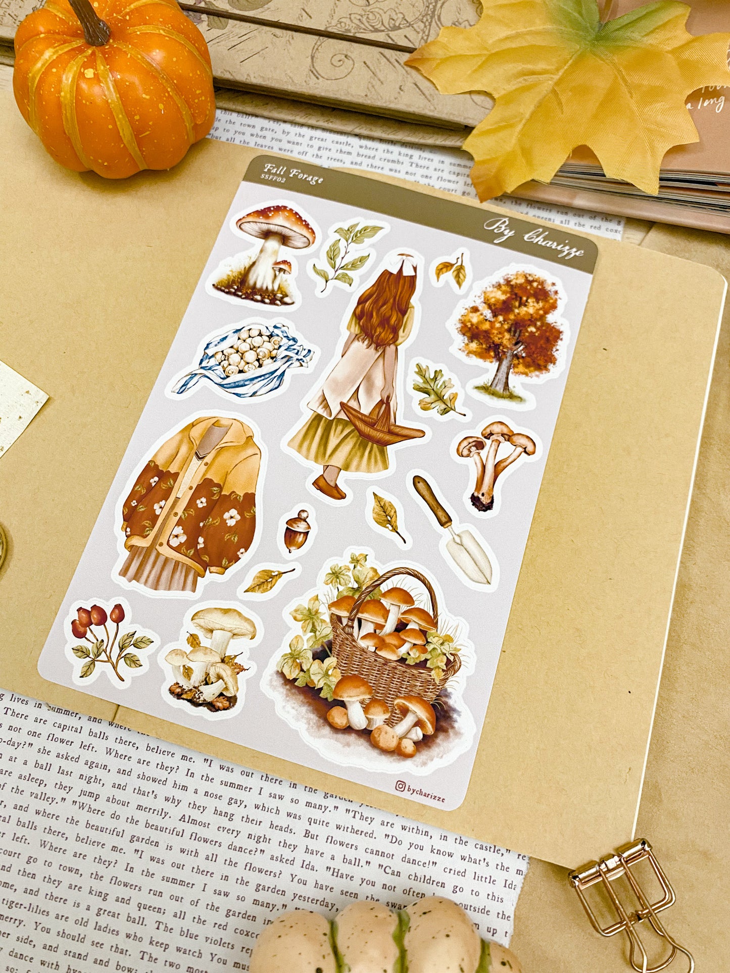 Fall Forage - Sticker Sheet 02