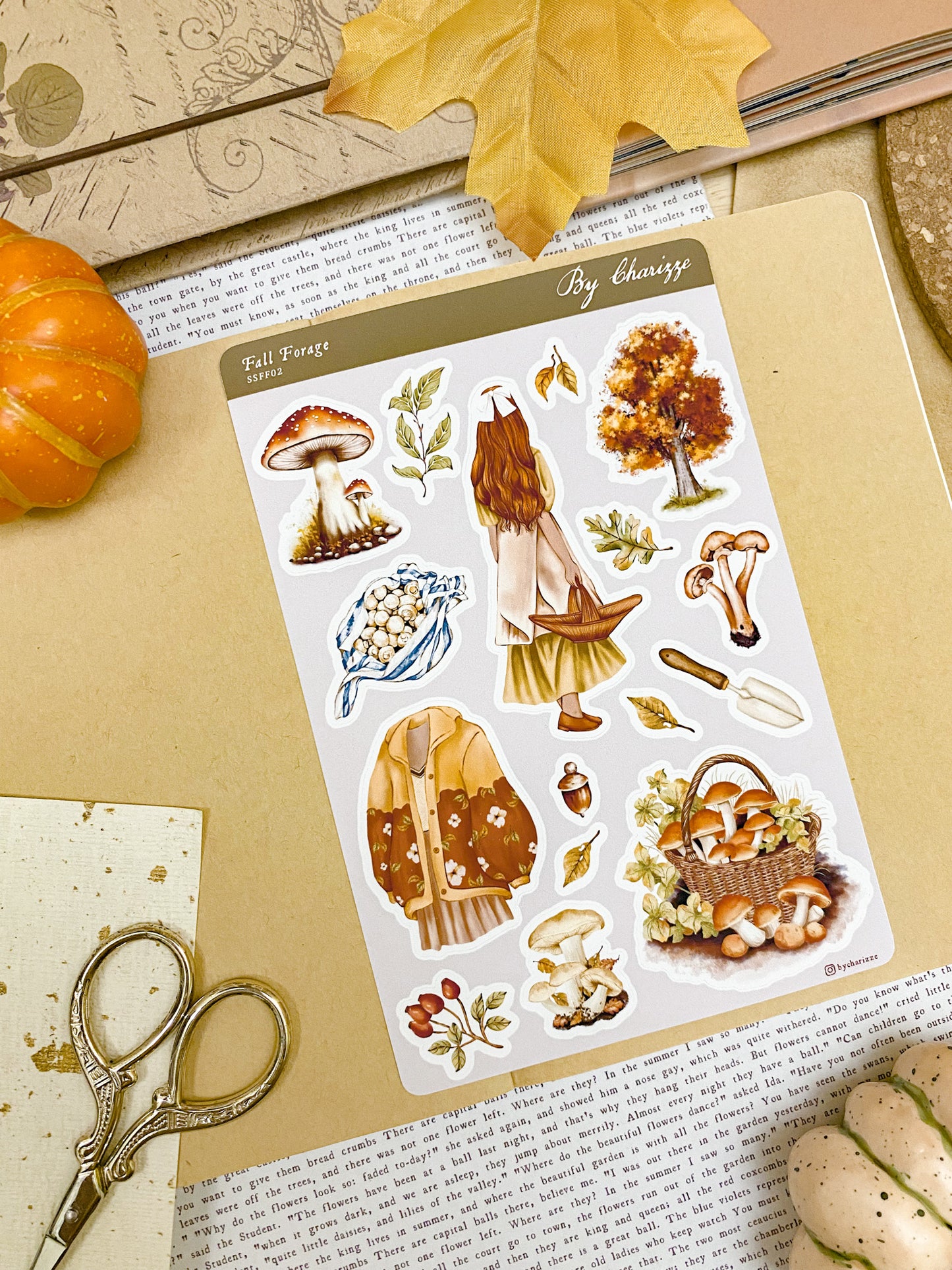 Fall Forage - Sticker Sheet 02