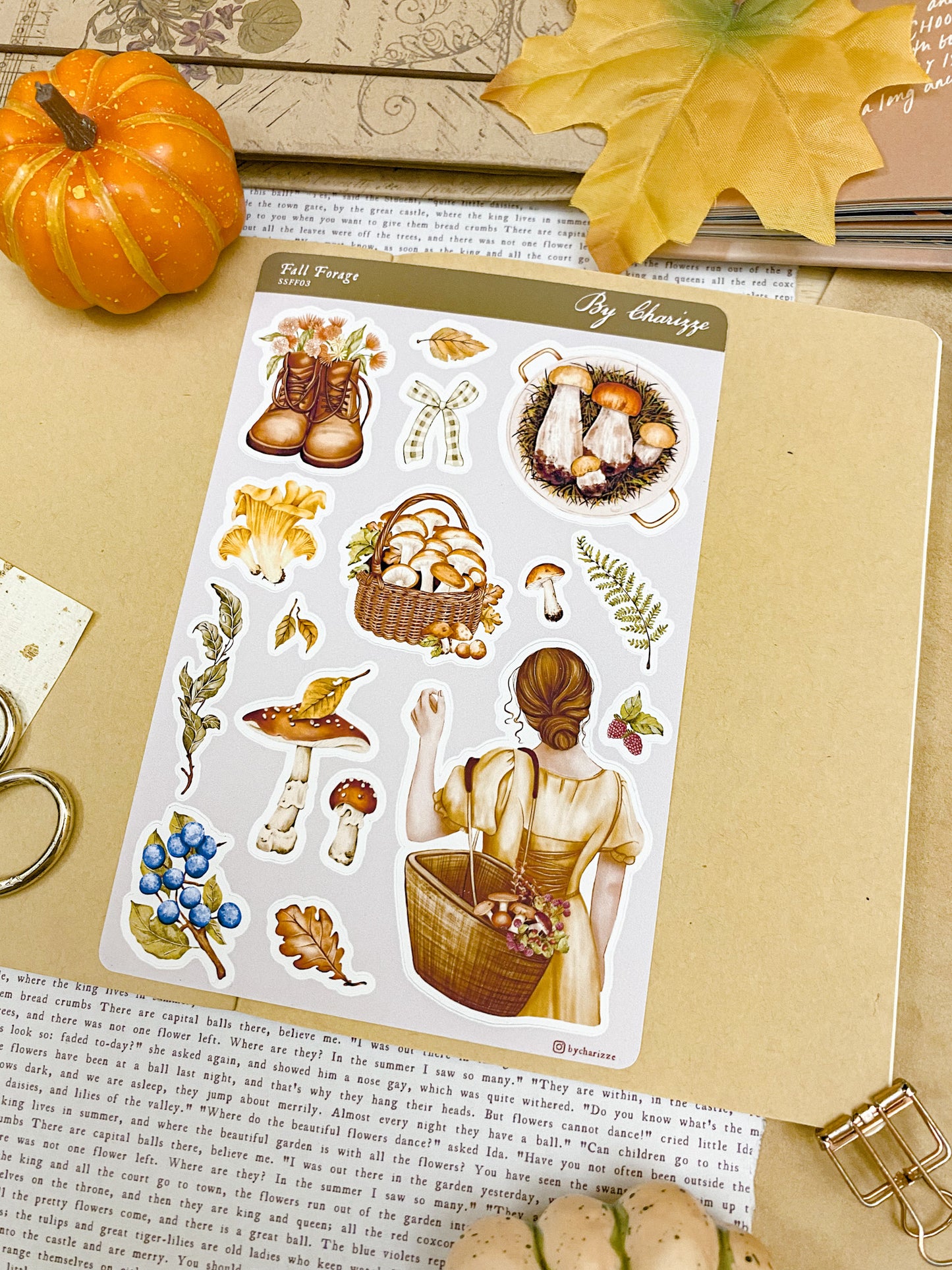 Fall Forage - Sticker Sheet 03