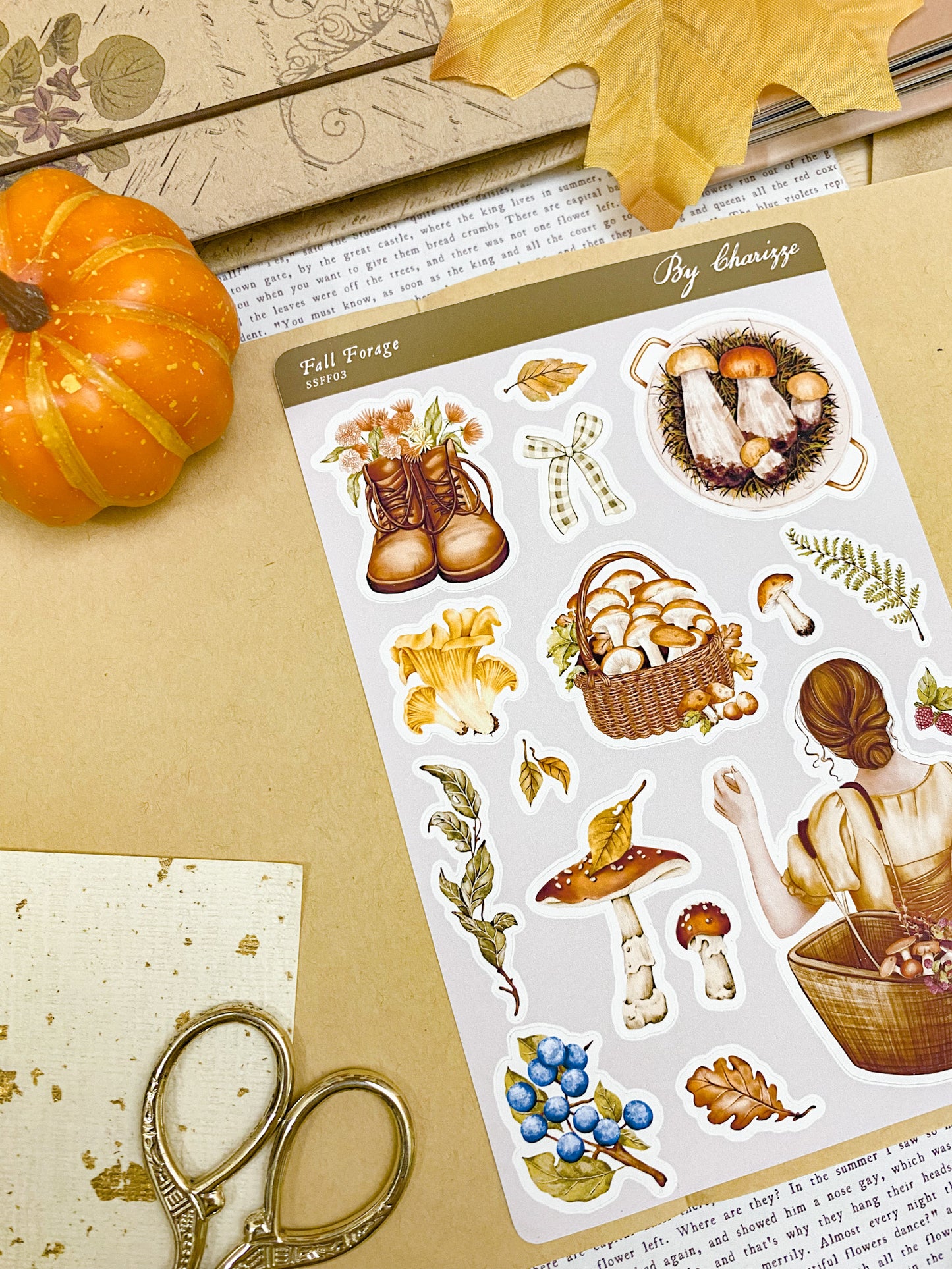 Fall Forage - Sticker Sheet 03