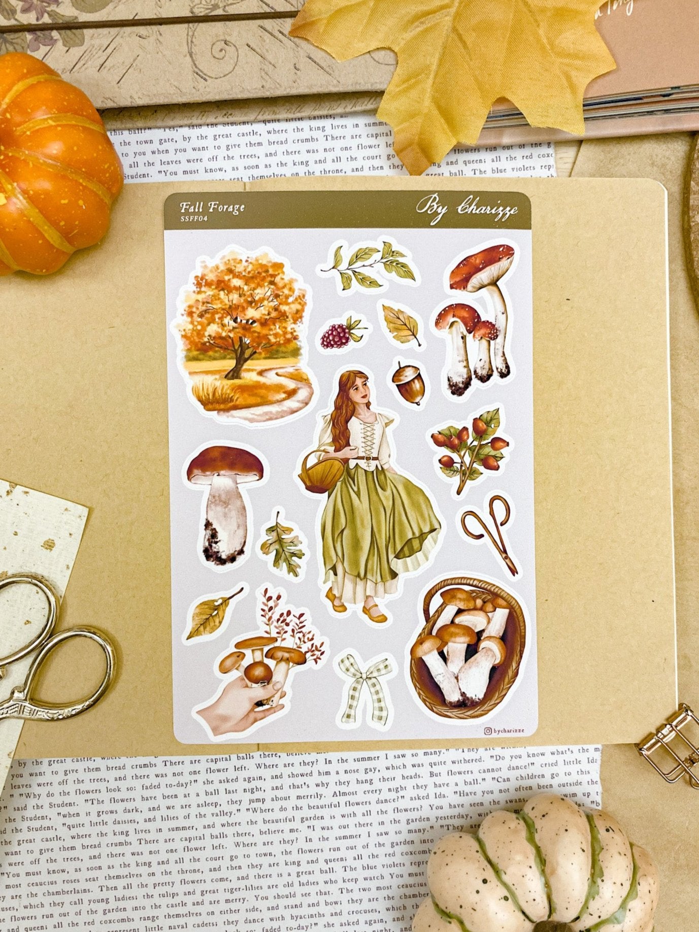 Fall Forage - Sticker Sheet 04