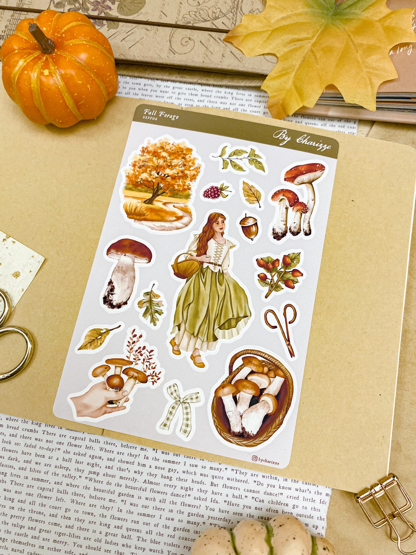 Fall Forage - Sticker Sheet 04