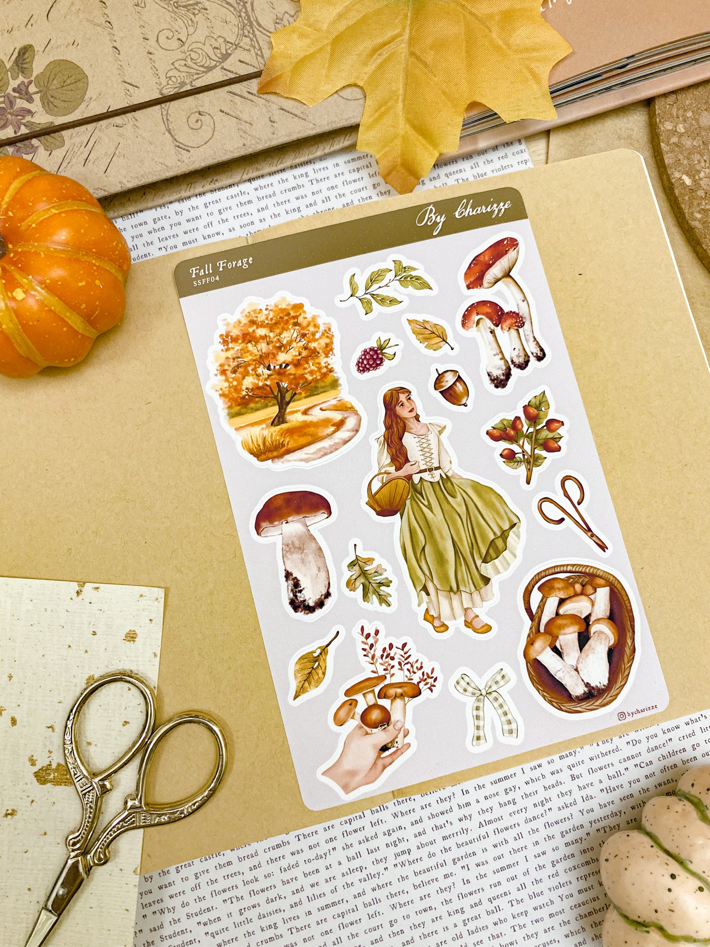 Fall Forage - Sticker Sheet 04