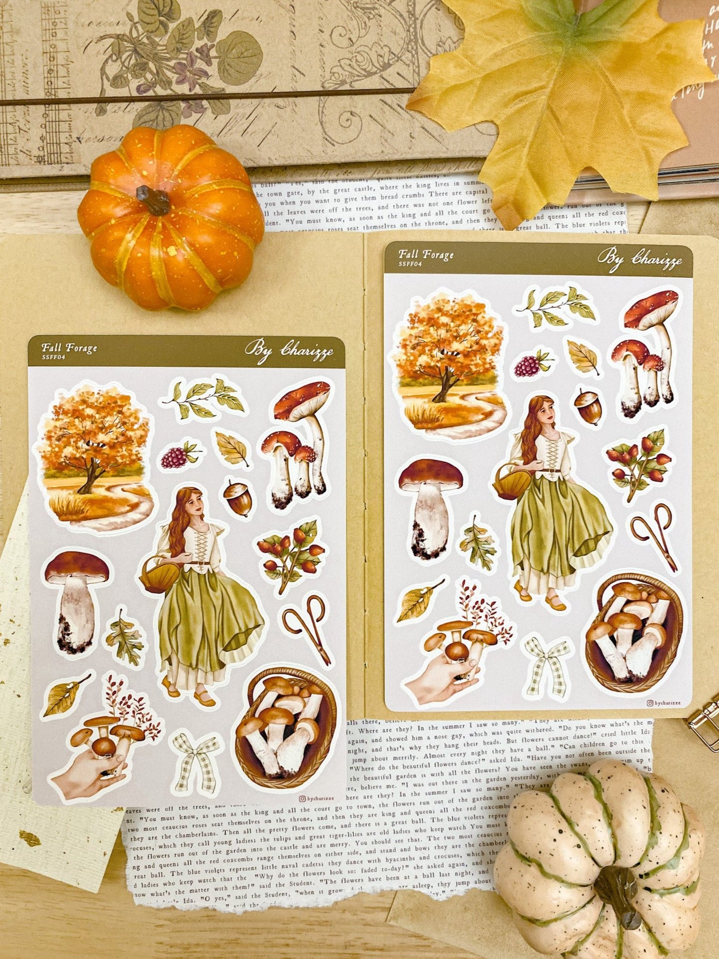 Fall Forage - Sticker Sheet 04