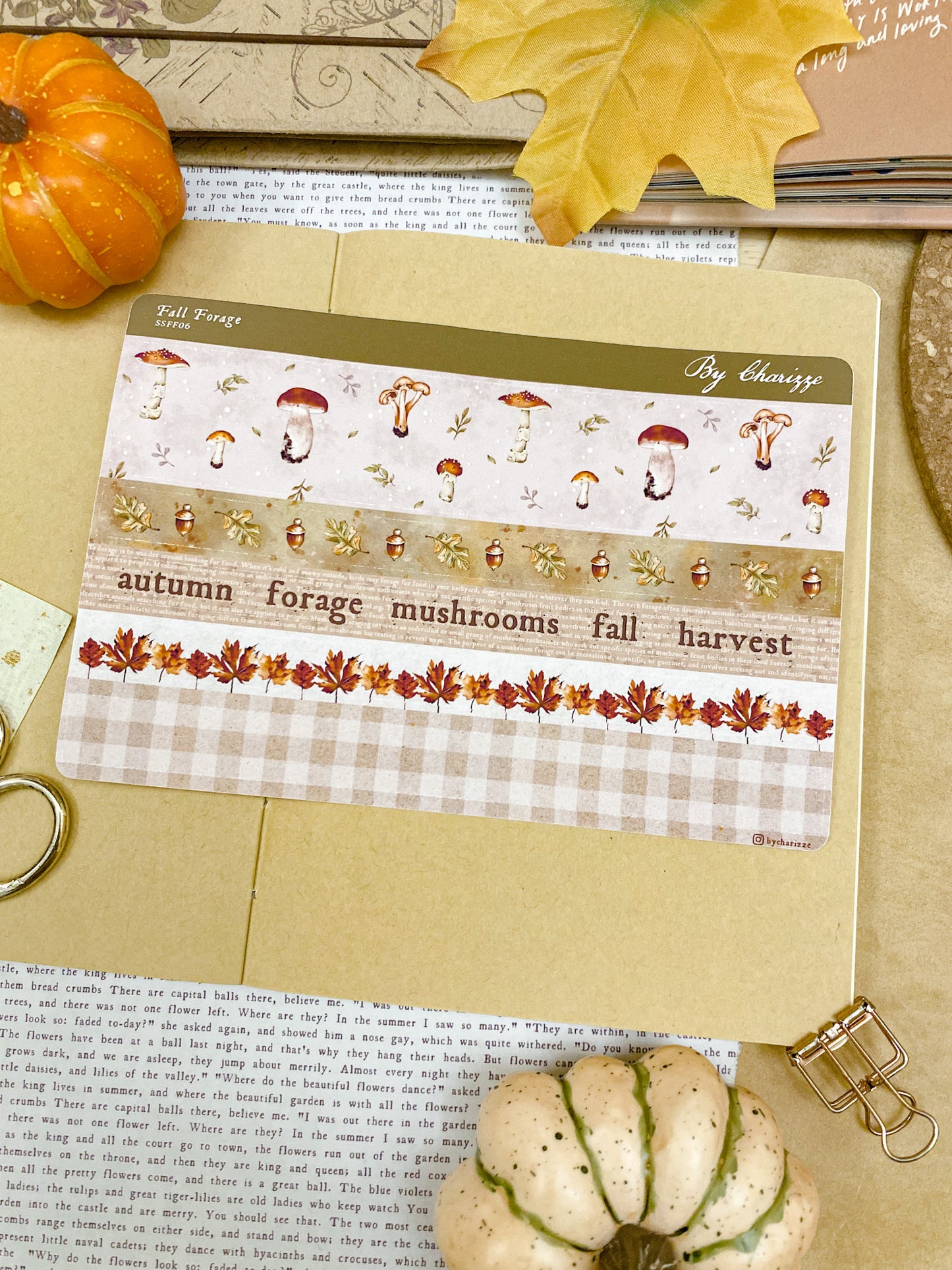 Fall Forage - Sticker Sheet 06 Patterns